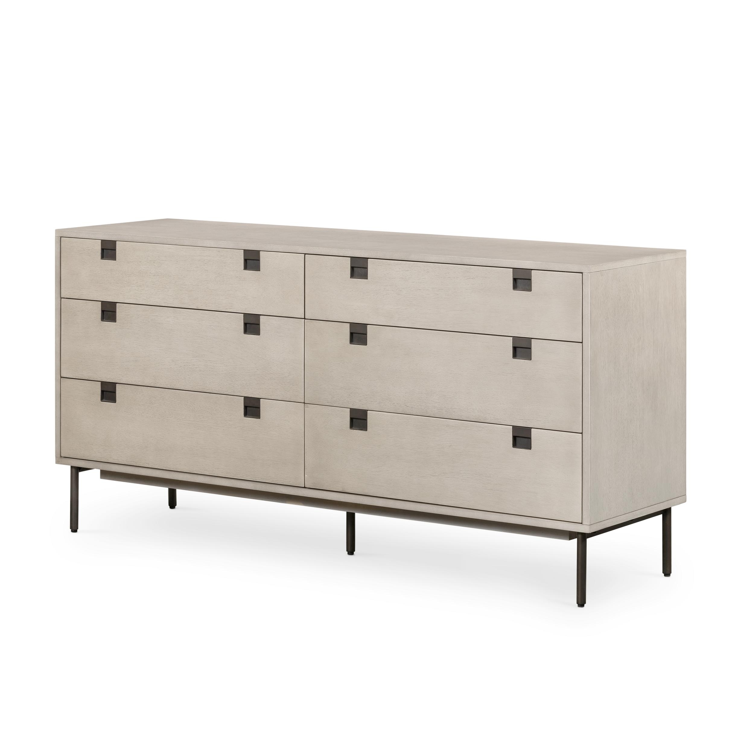 Four Hands Carly 6d Dresser Grey Wash Vptn 185 Portland Or