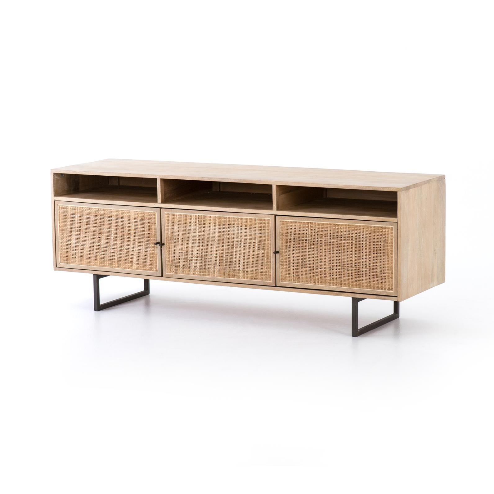 Four Hands Carmel Media Console Natural Mango IPRS003 Portland, OR Key Home Furnishings