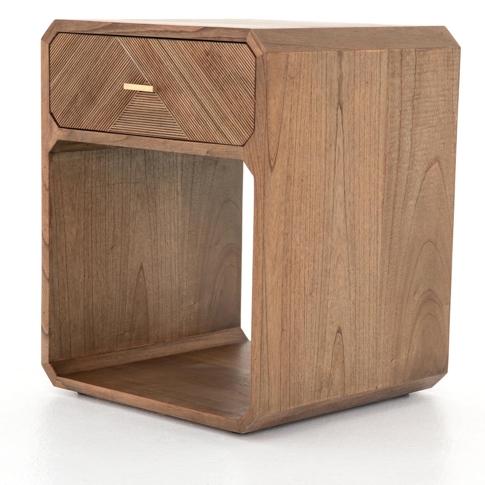Four Hands Caspian Nightstand Natural Mindi 102647-002 - Portland