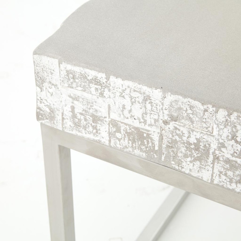 Four Hands Concrete Chrome End Table Vcns F010 Four Hands Concrete Chrome End Table Vcns F010 In Portland Oregon