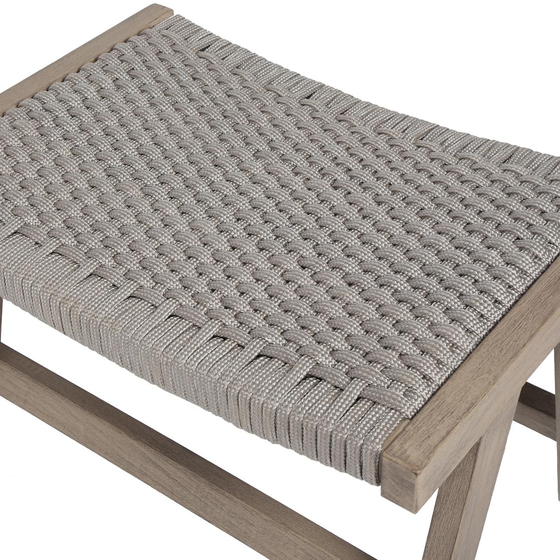 Four Hands Delano Outdoor Ottoman Washed Brown JSOL-021 - Portland, OR ...