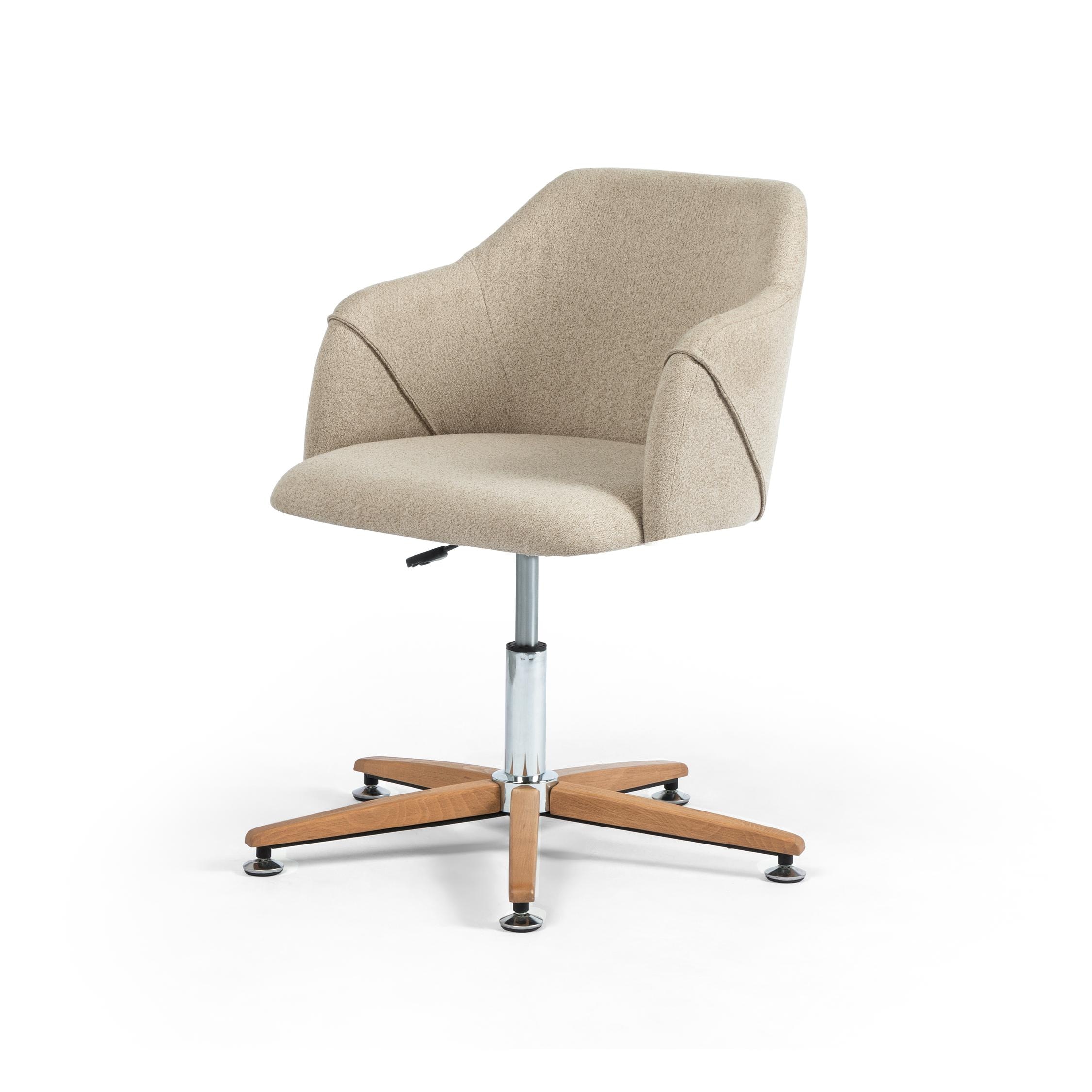 beige office chair