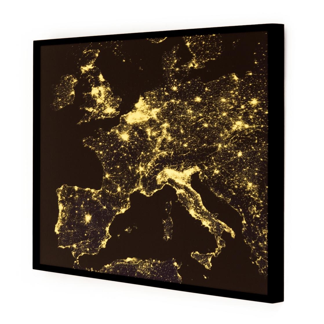 ゴールドブラックオブジェ Four Hands Gold Map Europe Black ULOF-547 - Portland, OR | Key