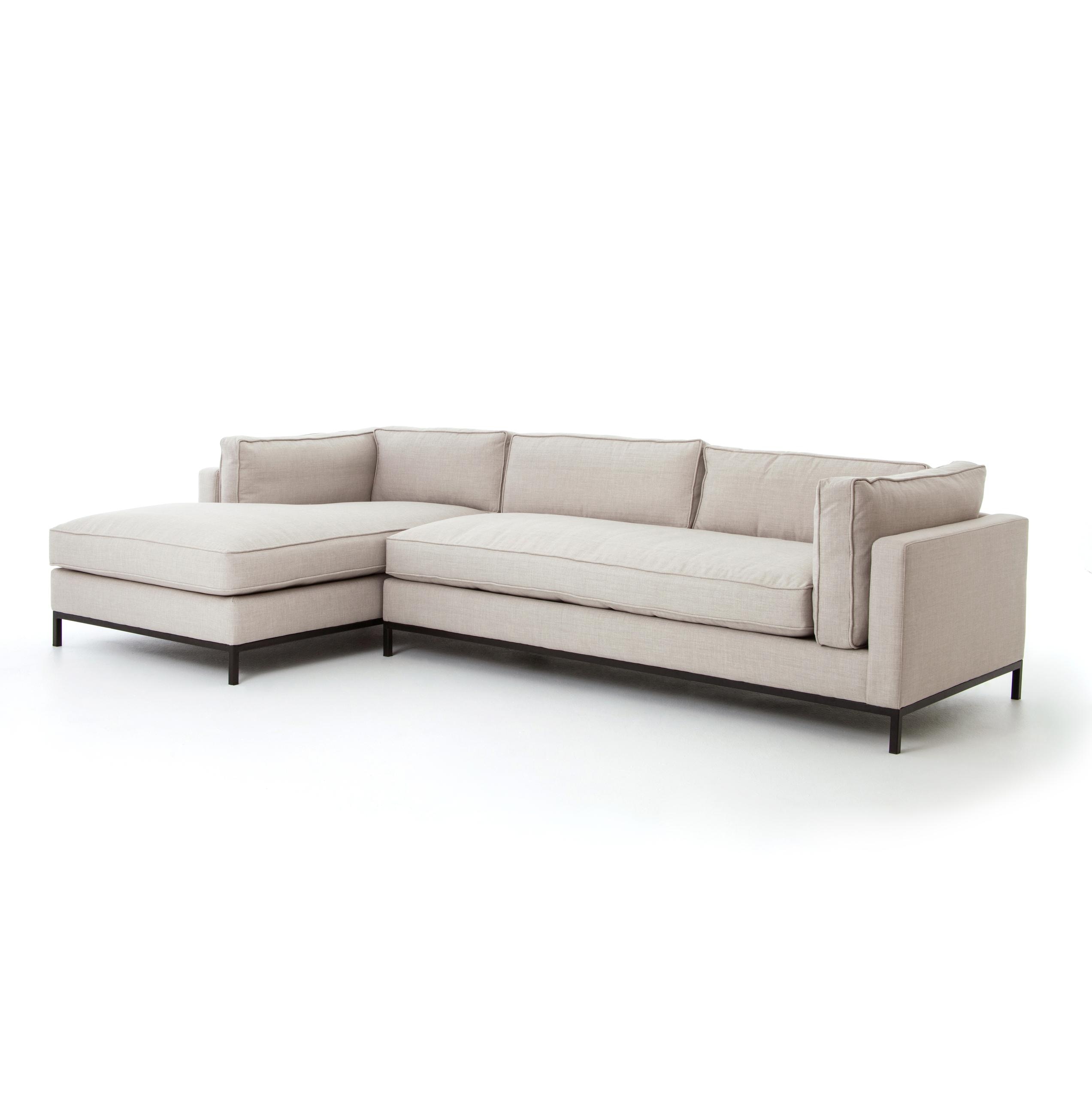 Four Hands Grammercy 2 Piece Chaise Sectional - Thumbnail 4