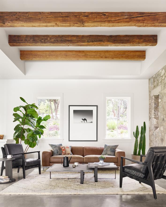 Four Hands Griffon Side Table Rustic Fossil ISD0200 Portland, OR