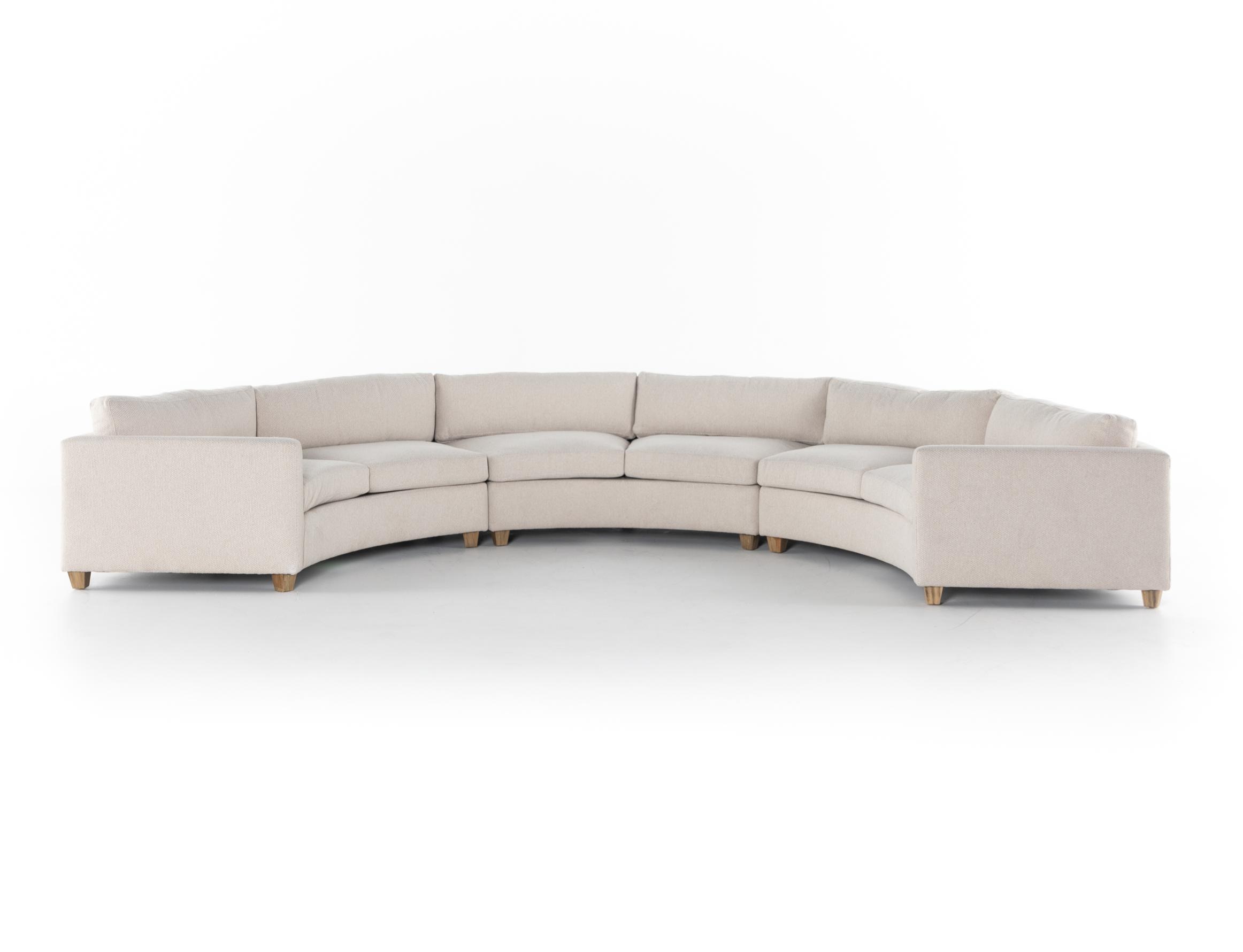 Four Hands Heidi 3 Piece Sectional Tacoma Ivory 227685-001