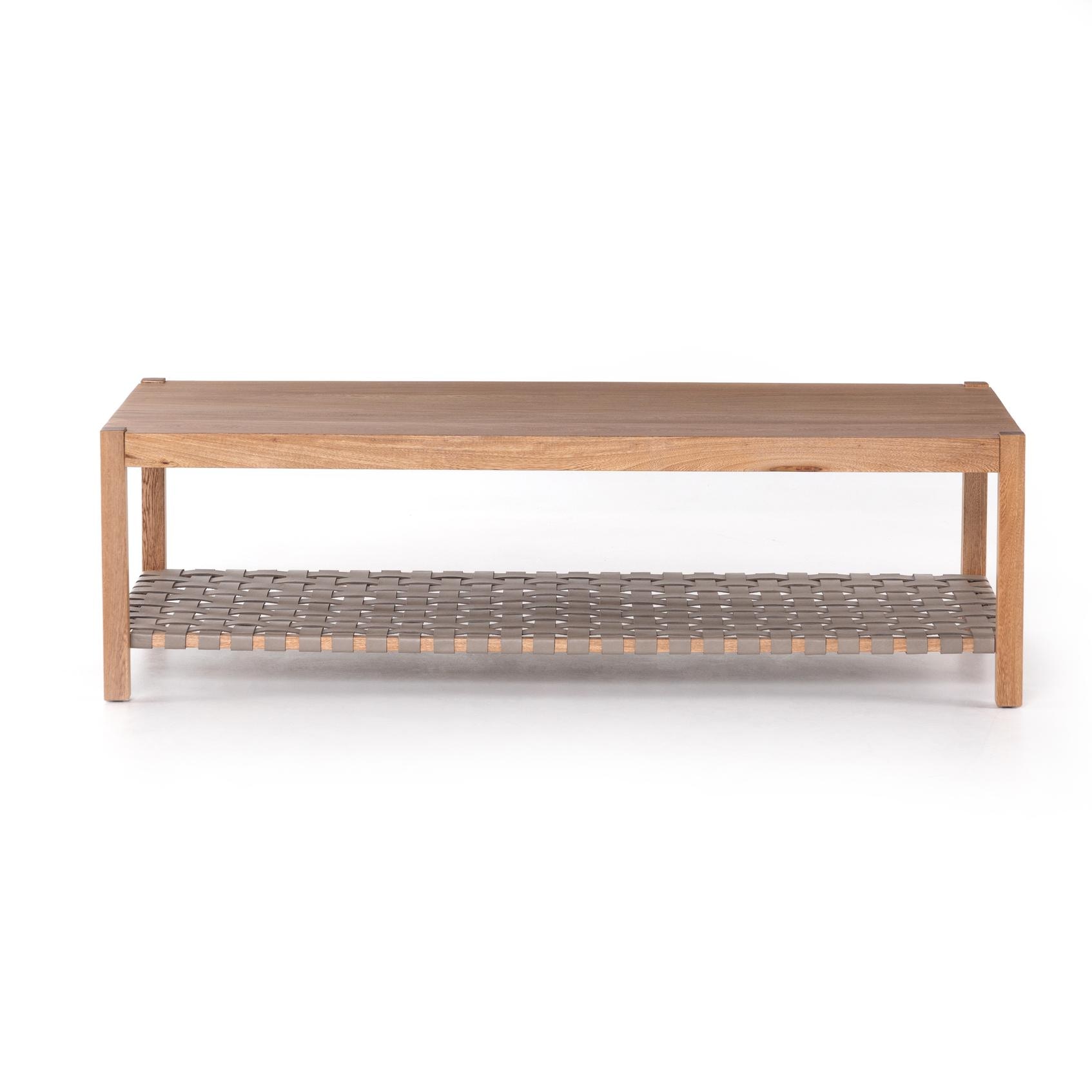 Four Hands Jacobo Coffee Table Natural Rosa Morada 225129-001