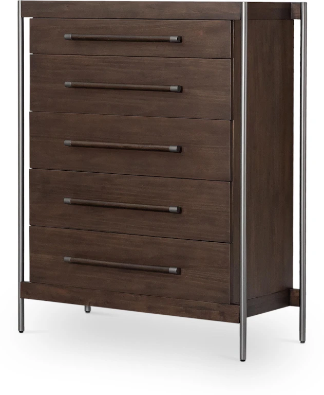 Four Hands Jordan 5 Drawer Dresser Warm Brown 108719-001 - Portland, OR | Key Home Furnishings Four Hands Jordan 5 Drawer Dresser Warm Brown 108719-001 - Portland, OR | Key Home Furnishings