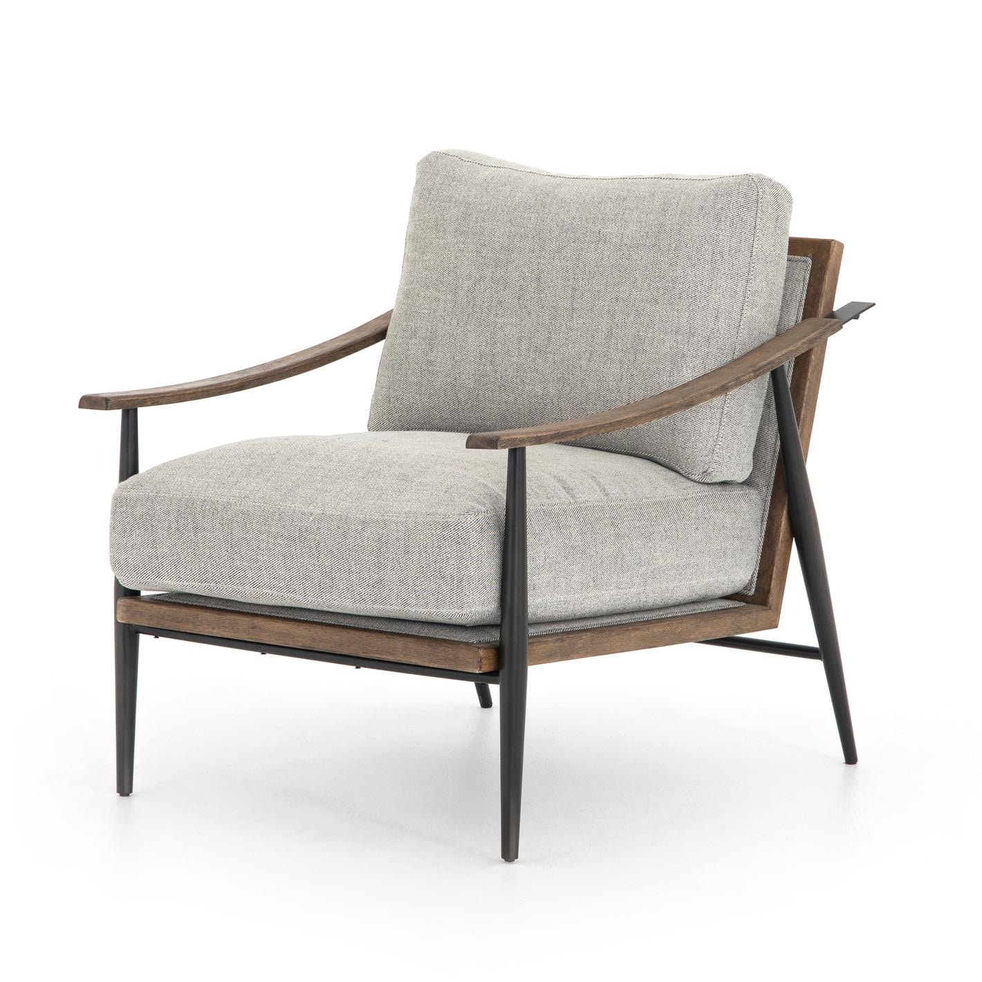 Four Hands Kennedy Chair Gabardine Grey One Size CKEN-335A8-173