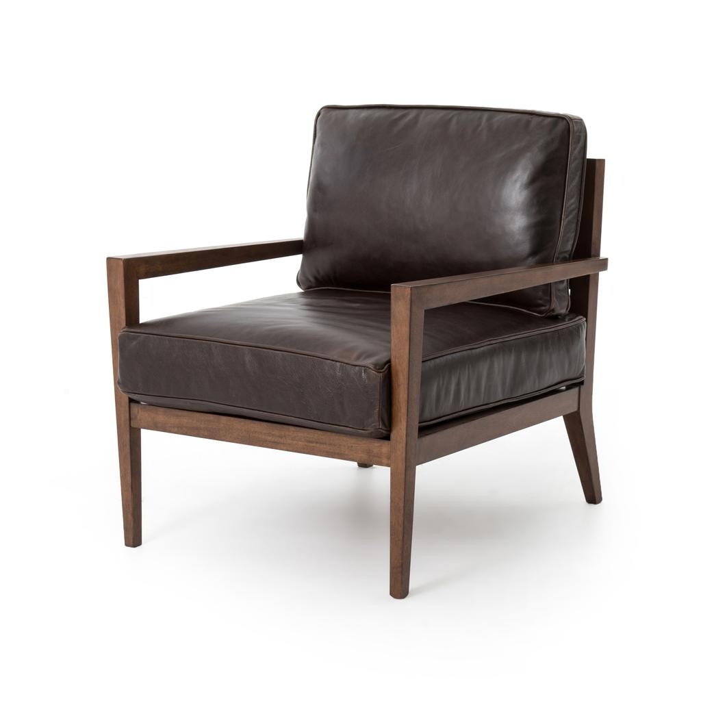 accent chair wood frame