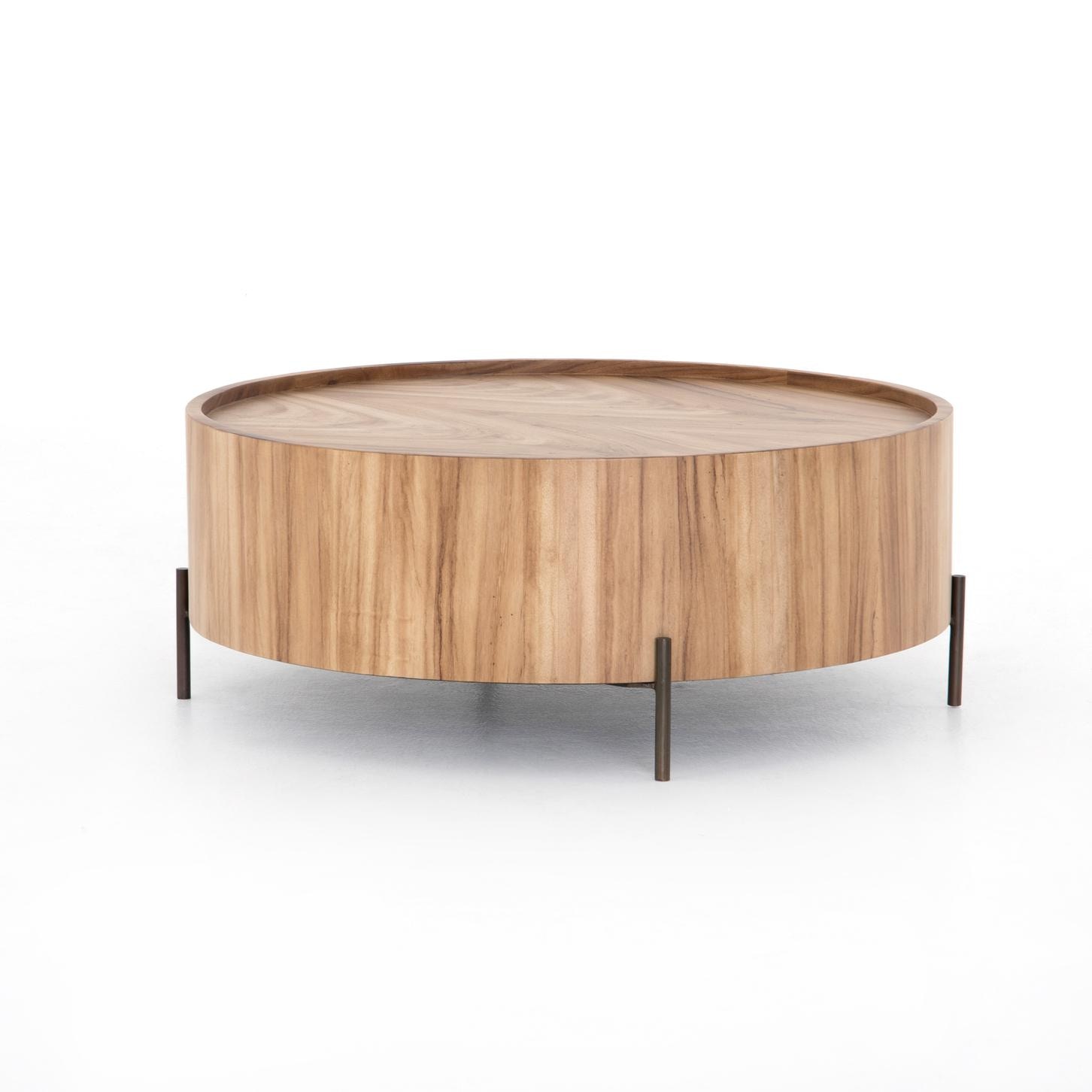 Drum gold coffee table online