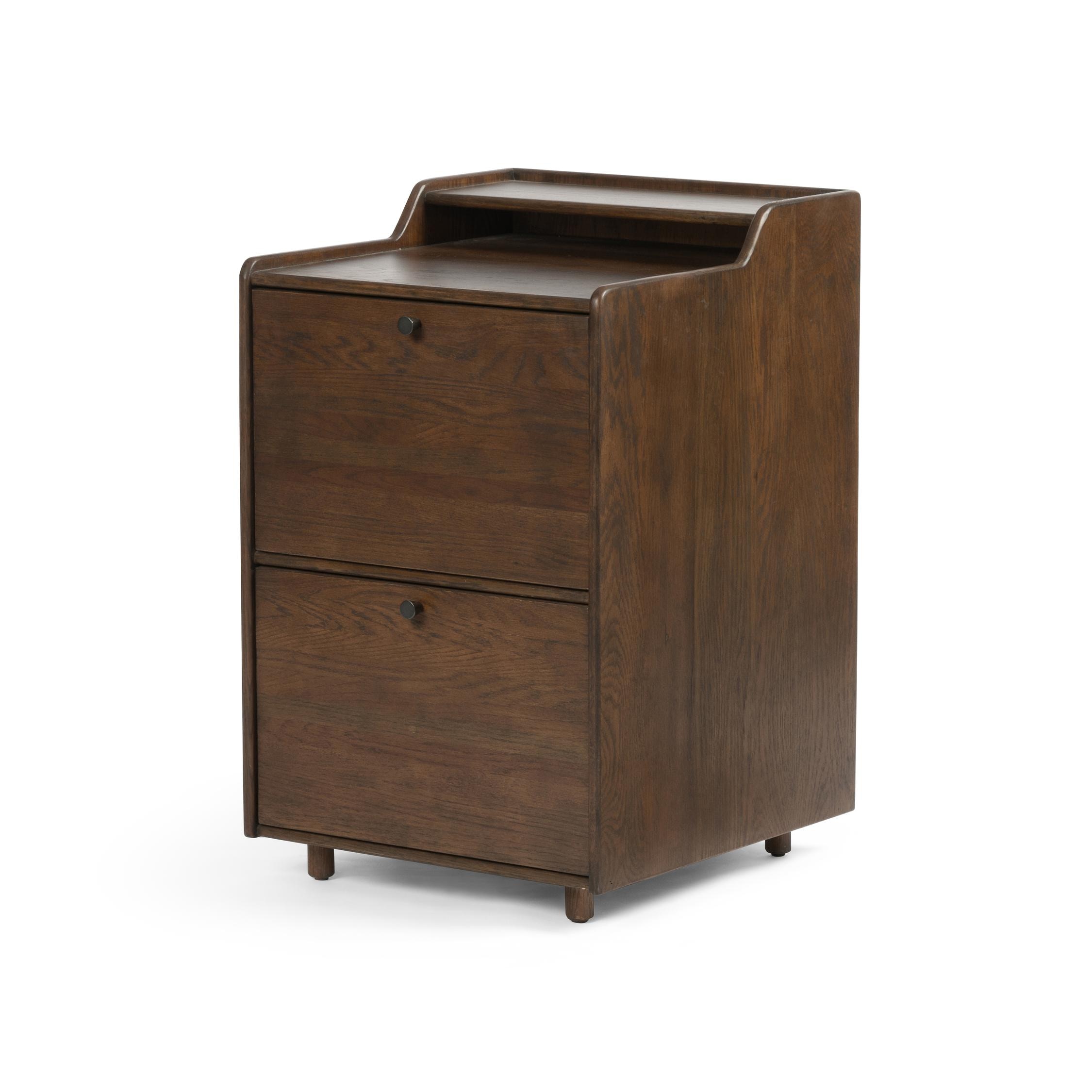 Four Hands Moreau Filing Cabinet Dark Toasted Oak 108831 001 Portland Or Key Home Furnishings