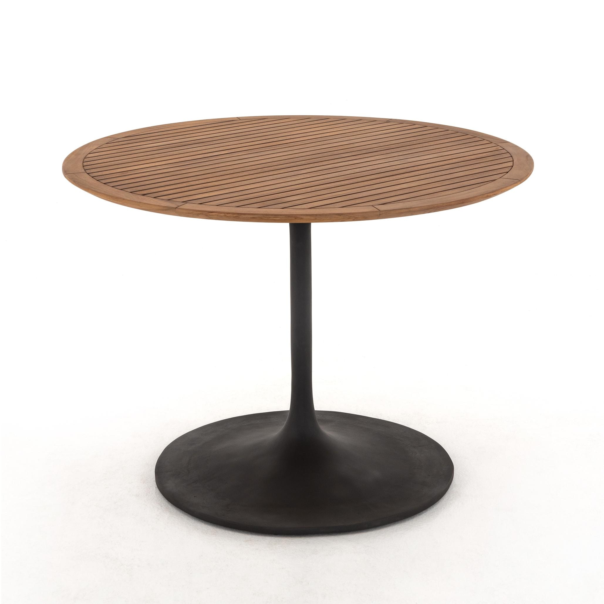 Teak outdoor bistro discount table