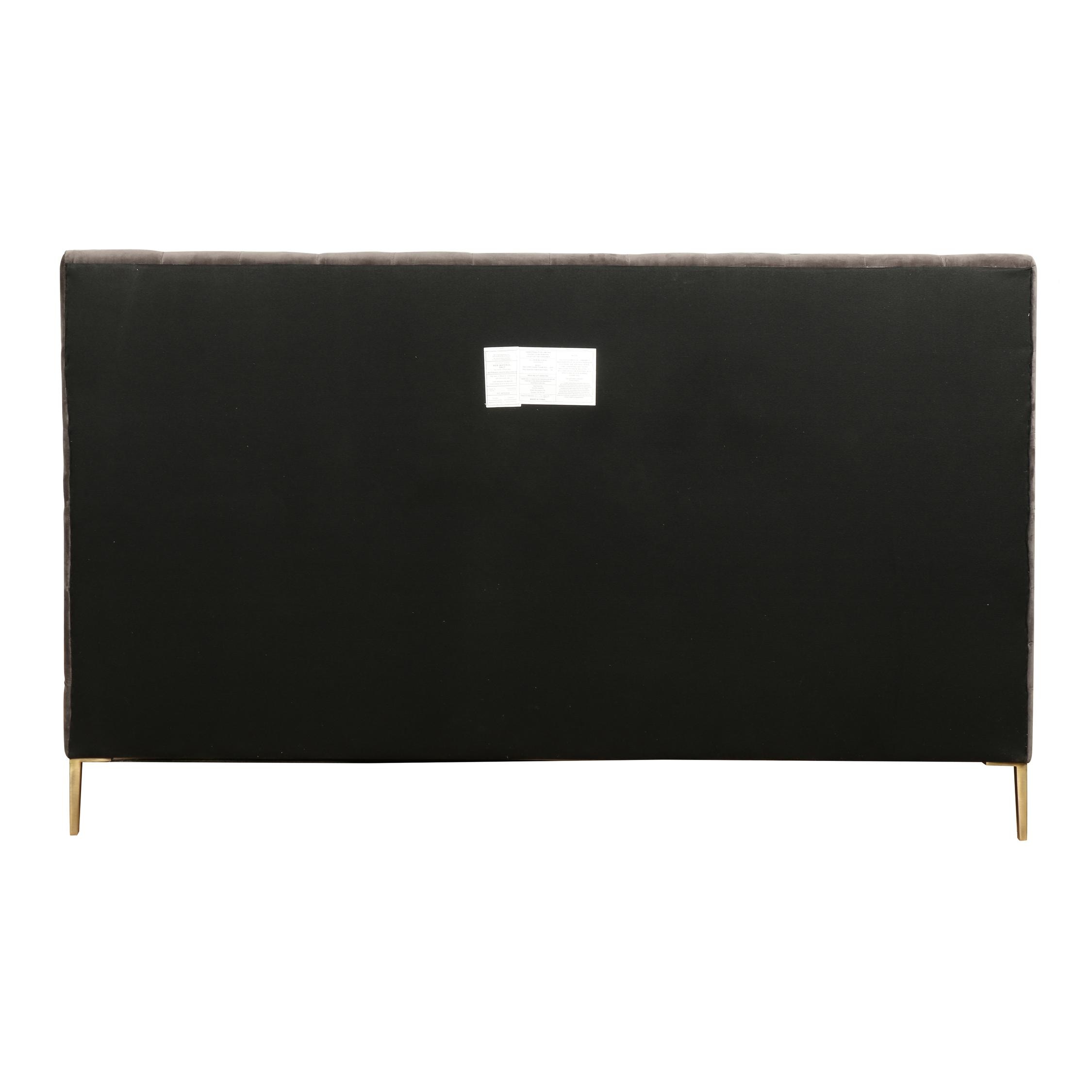 Four Hands Rennie Bed Grey Velvet CASH12305107 Portland, OR Key