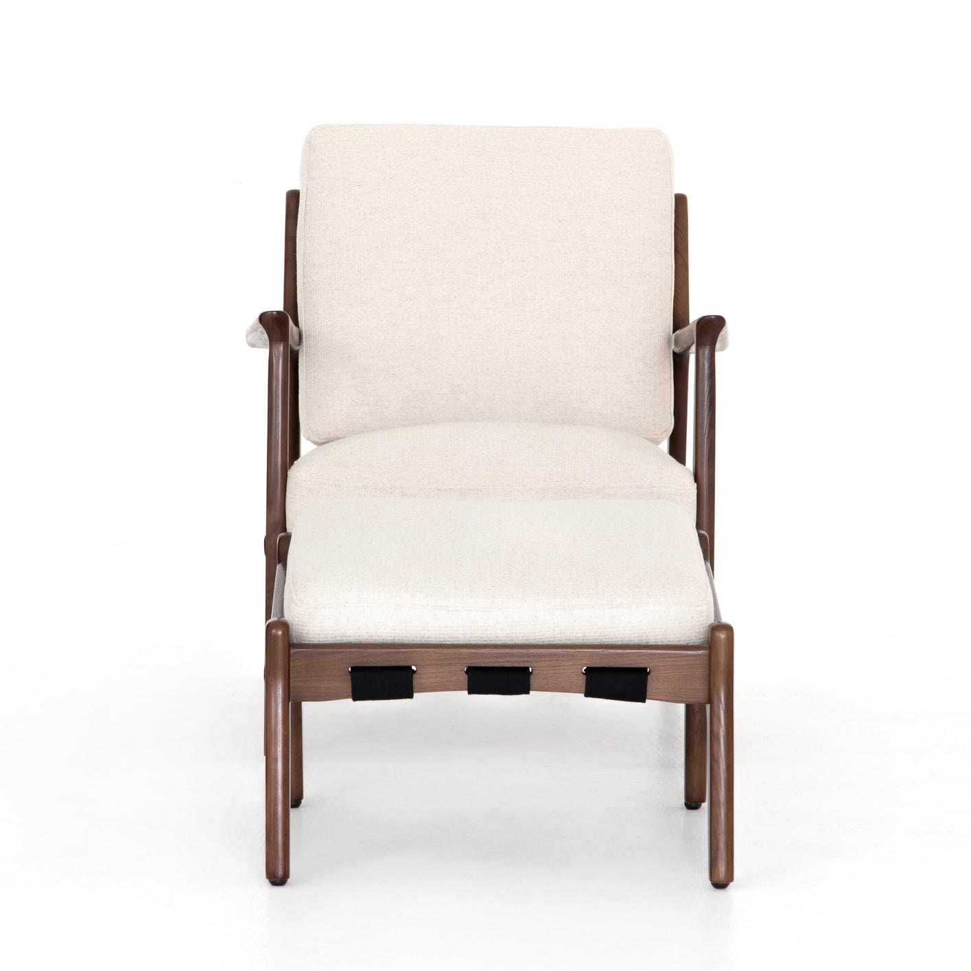 Four Hands Silas Chair With Ottoman 223128001 Portland, OR Key