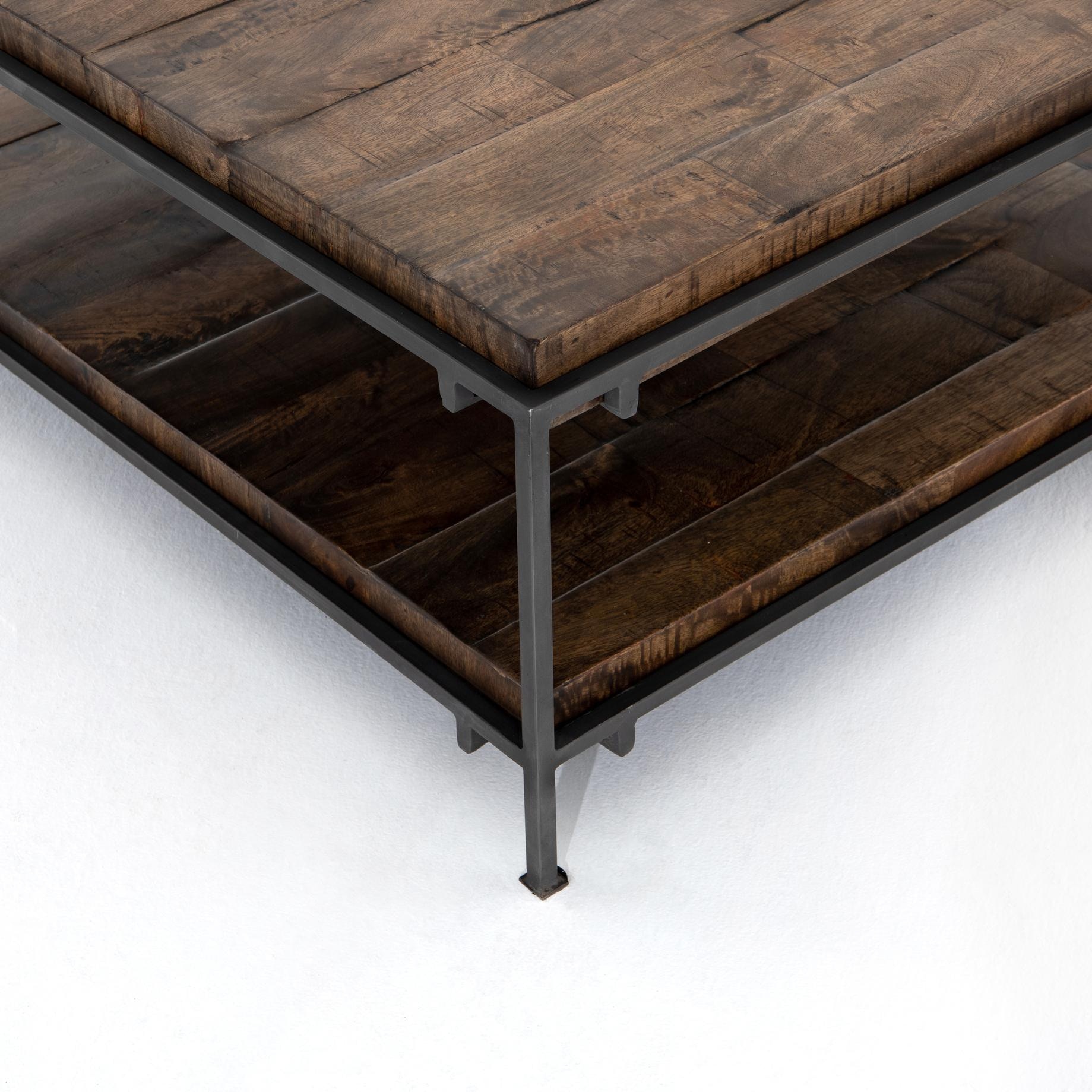 Four Hands Simien Square Coffee Table Gunmetal IHRM-201 - Portland