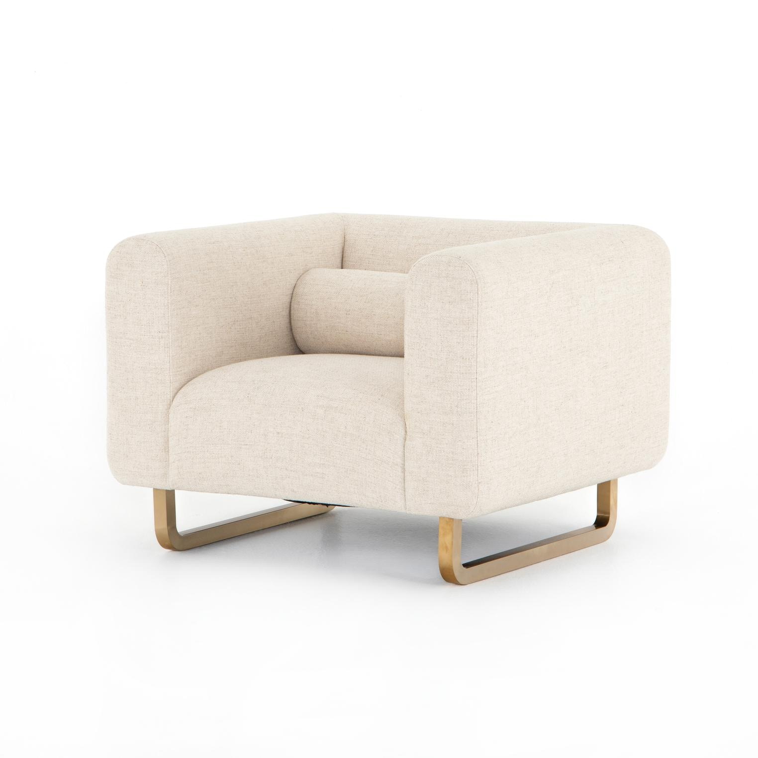 Four Hands Sled Chair Thames Cream 108902-001 - Portland, OR | Key