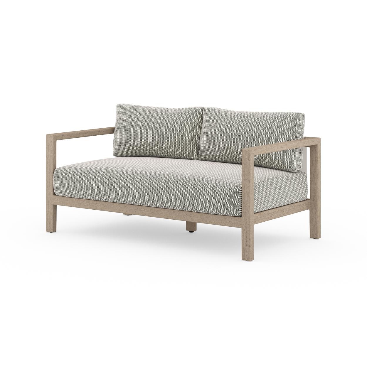 Four Hands Sonoma Outdoor Sofa Washed Brown JSOL 10402K 970 Portland OR Key Home Furnishings