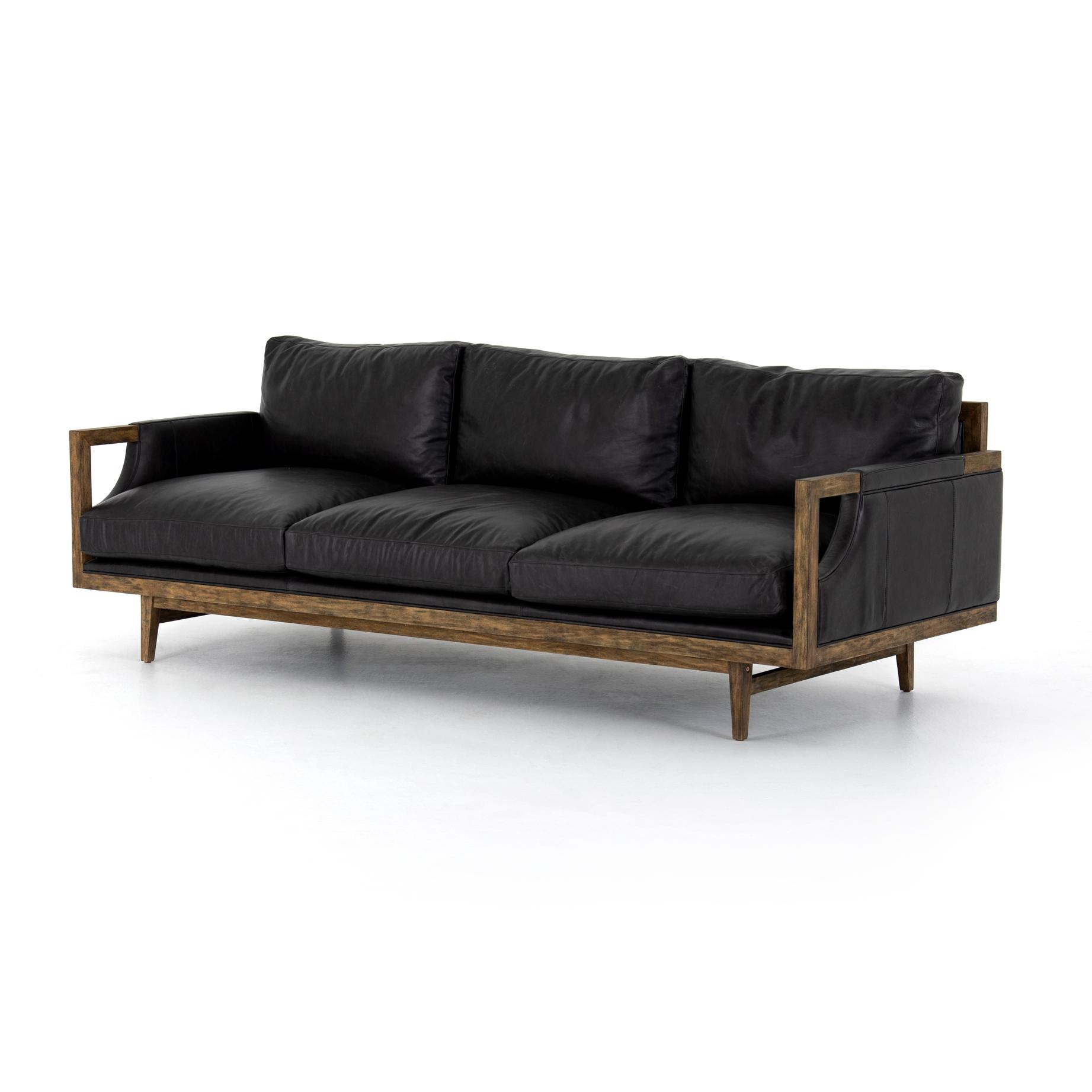 オットマン、STANLEYS Four Hands Stanley Sofa 91 Sonoma Black 108844-003 - Portland, OR