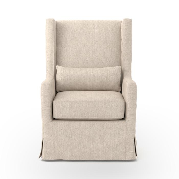 Four Hands Easton Swivel Wing Chair - Thumbnail 2