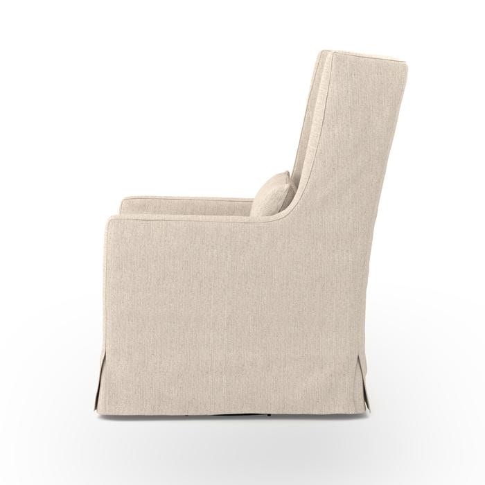 Four Hands Easton Swivel Wing Chair - Thumbnail 5