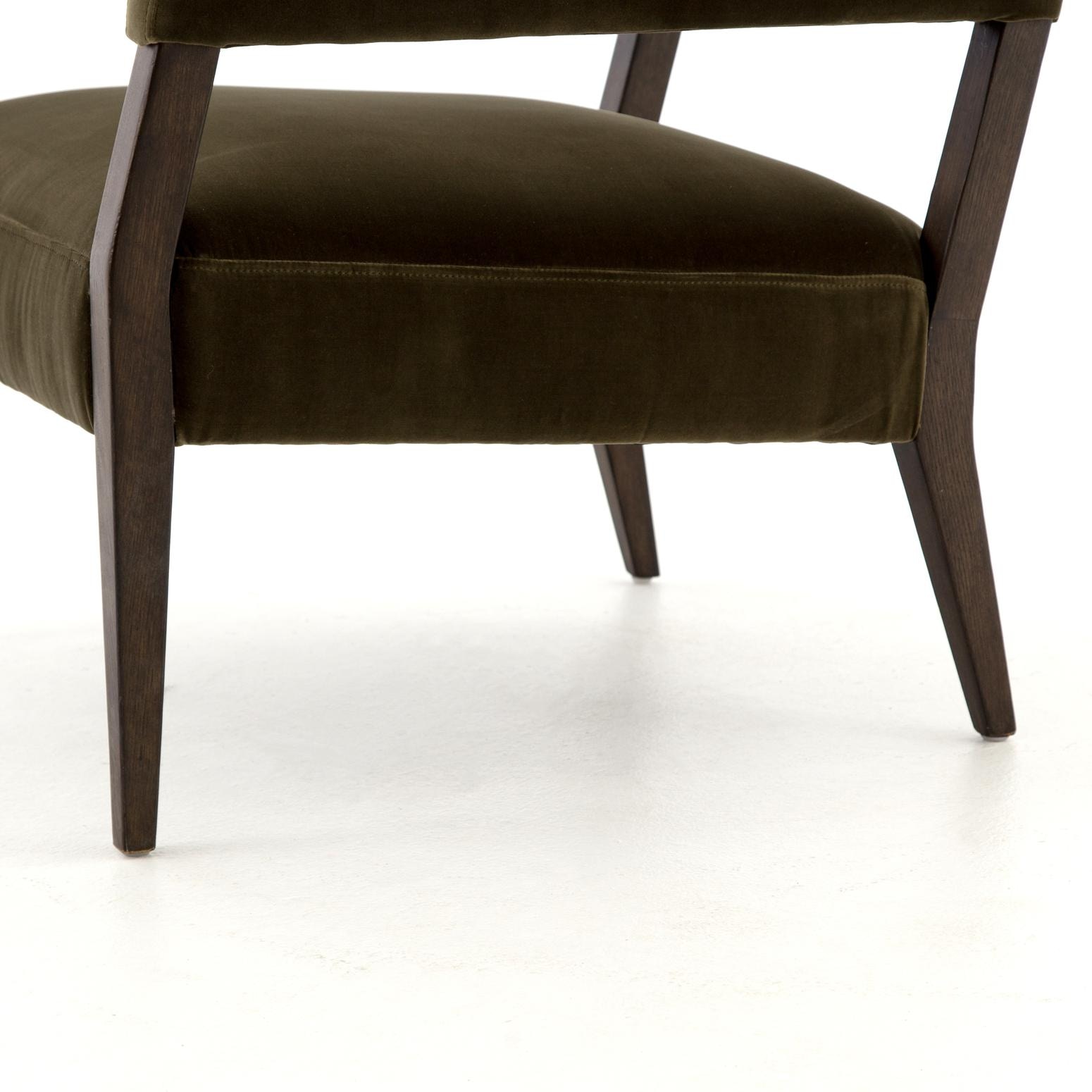 Four Hands Gary Club Chair Olive Green 105567005 Portland, OR Key