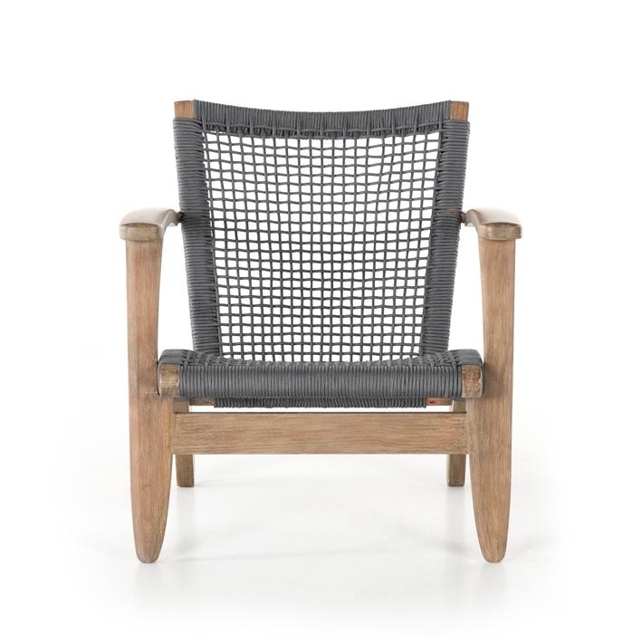 Four Hands Novato Outdoor Chair Natural Eucalyptus 227351001 Portland, OR Key Home Furnishings