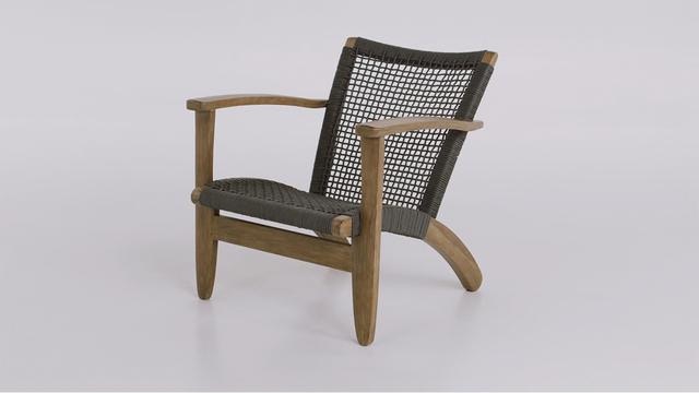 Novato Outdoor Chair Natural Eucalyptus