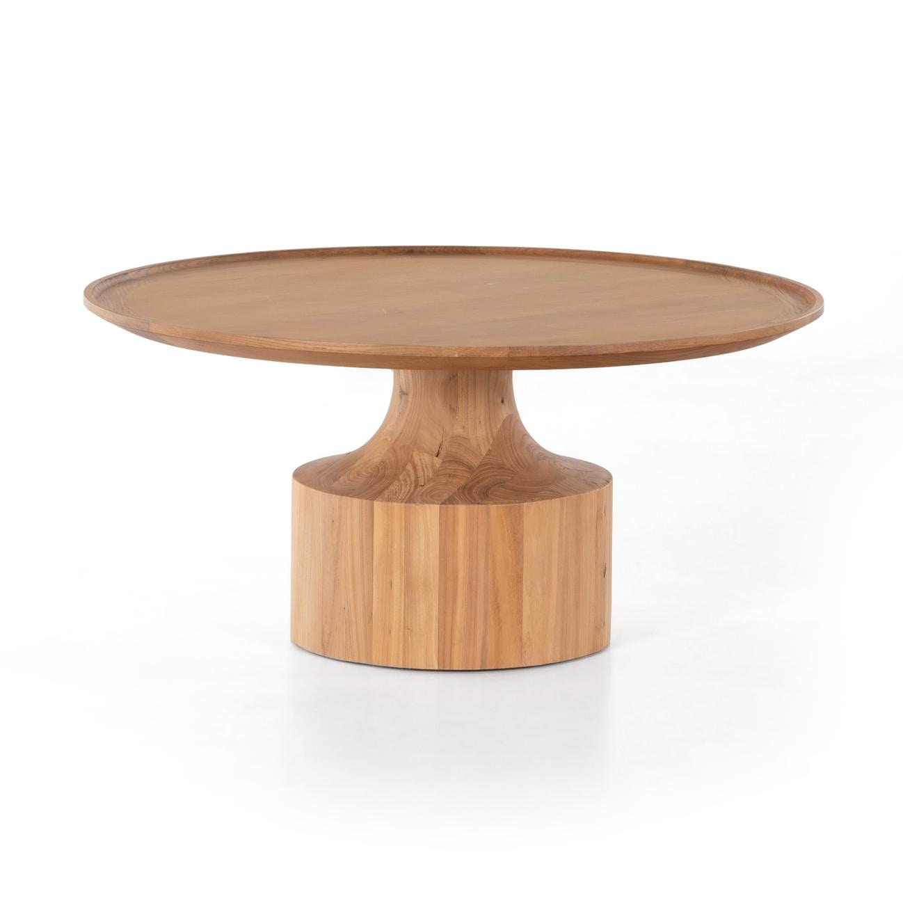 Golden oak online coffee table