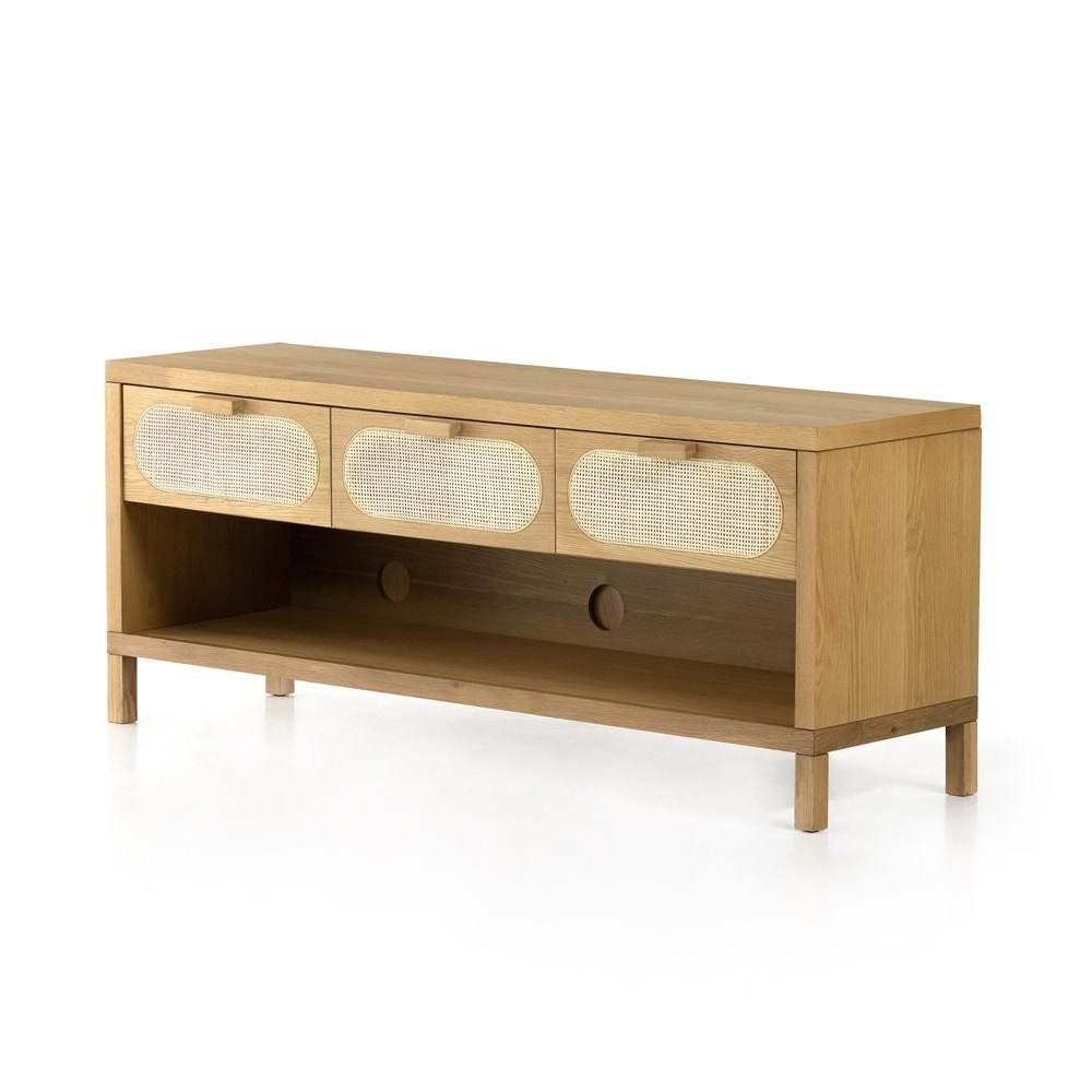 Four Hands Allegra Media Console Honey Oak Veneer 226736-001