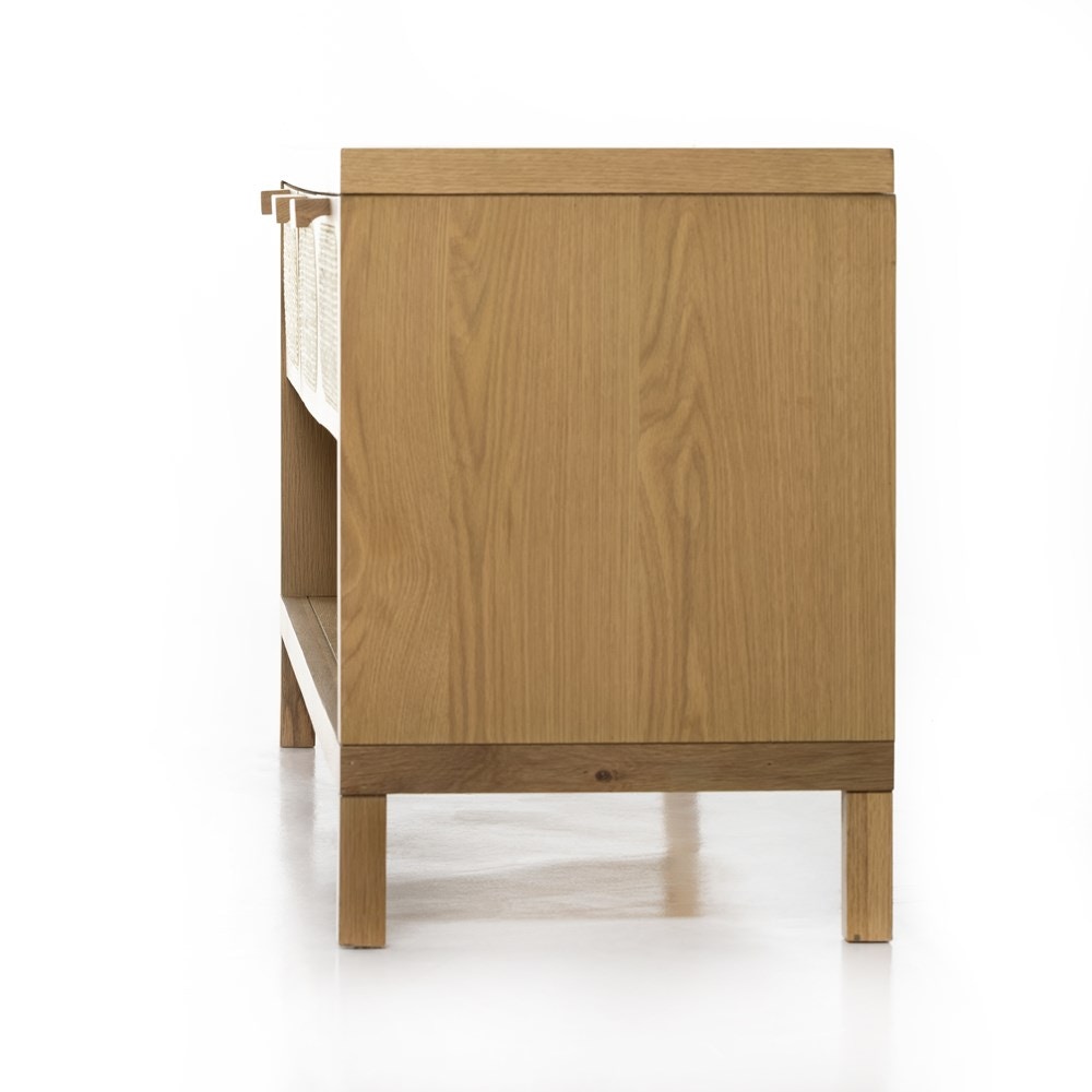 Four Hands Allegra Media Console Honey Oak Veneer 226736-001