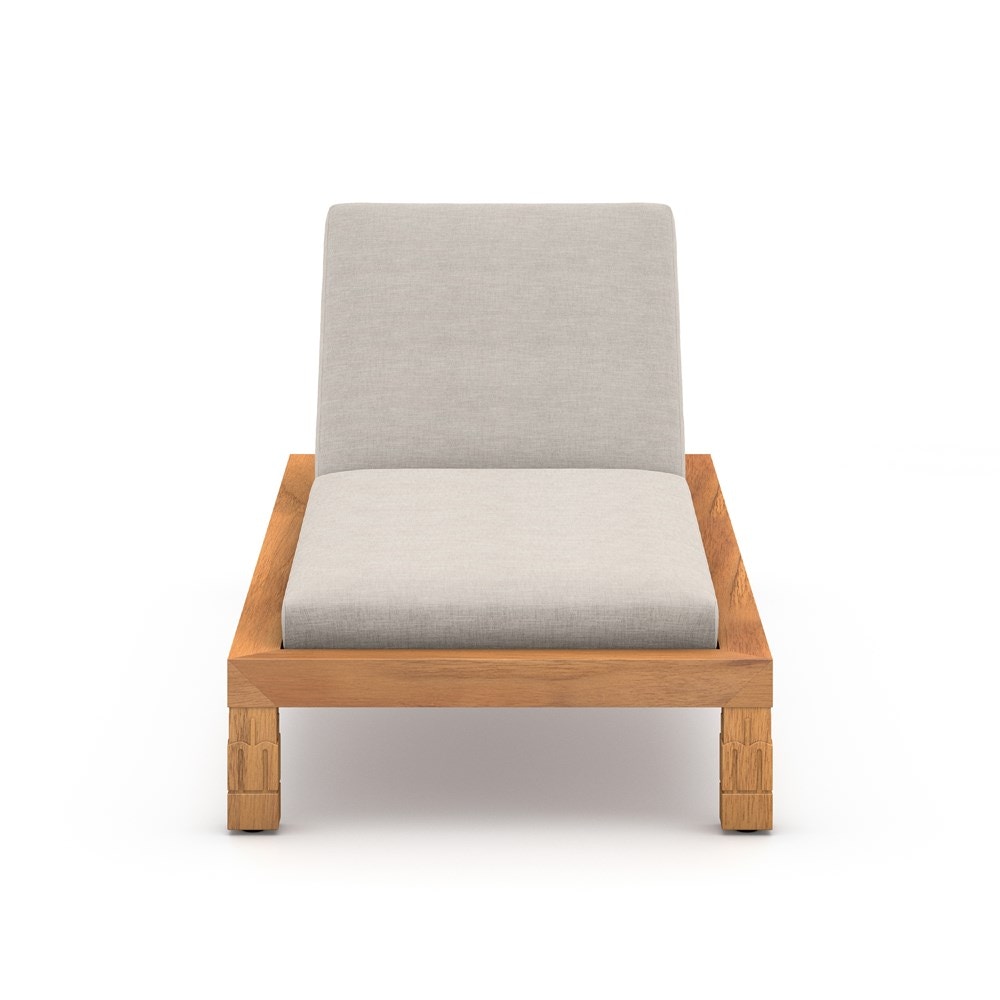 Four Hands Alta Outdoor Chaise 226985001 Portland, OR Key Home