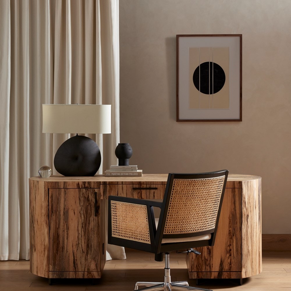 Four Hands Antonia Cane Arm Desk Chair 226968-007 - Portland, OR