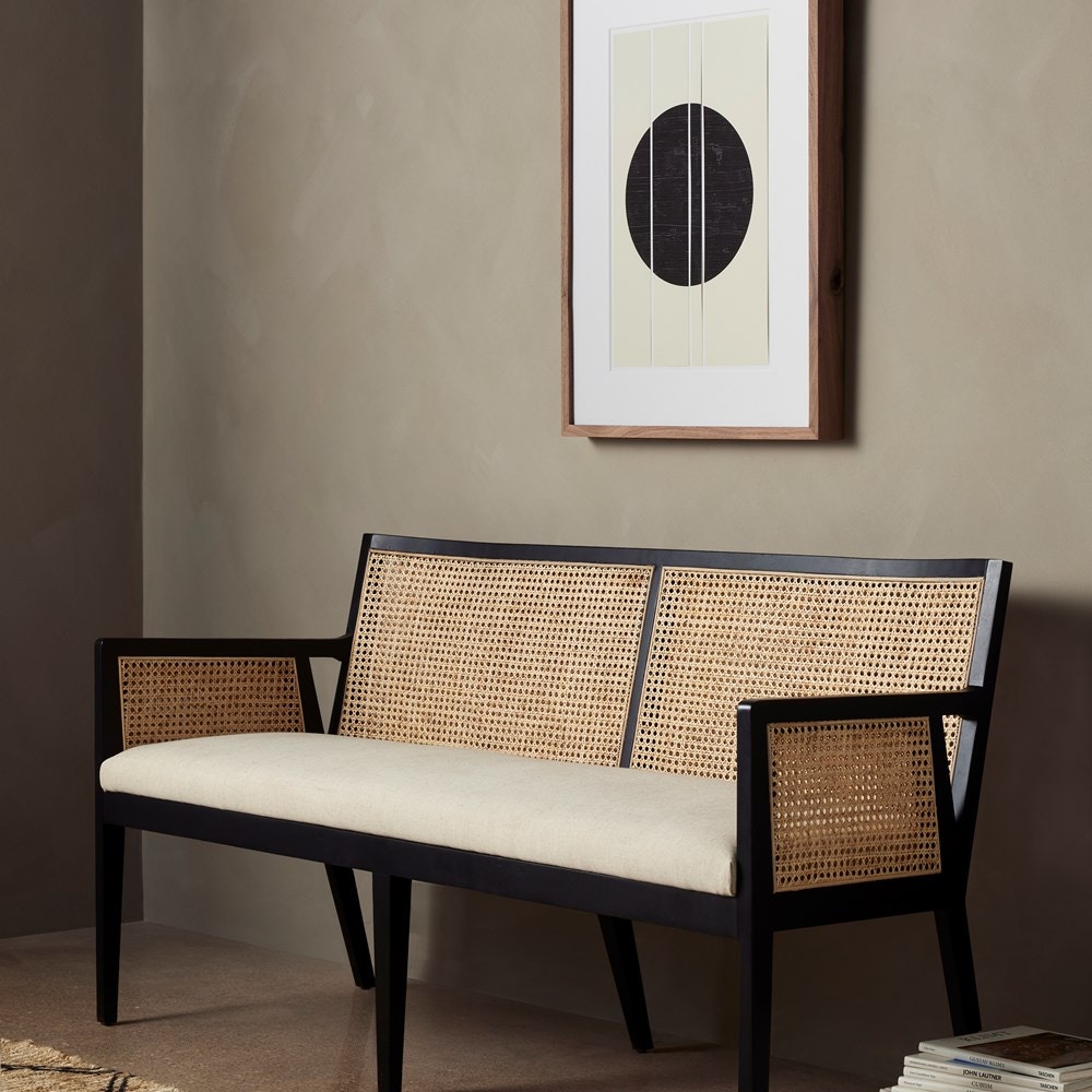 Four Hands Antonia Cane Dining Bench 226225-005 - Portland, OR | Key ...