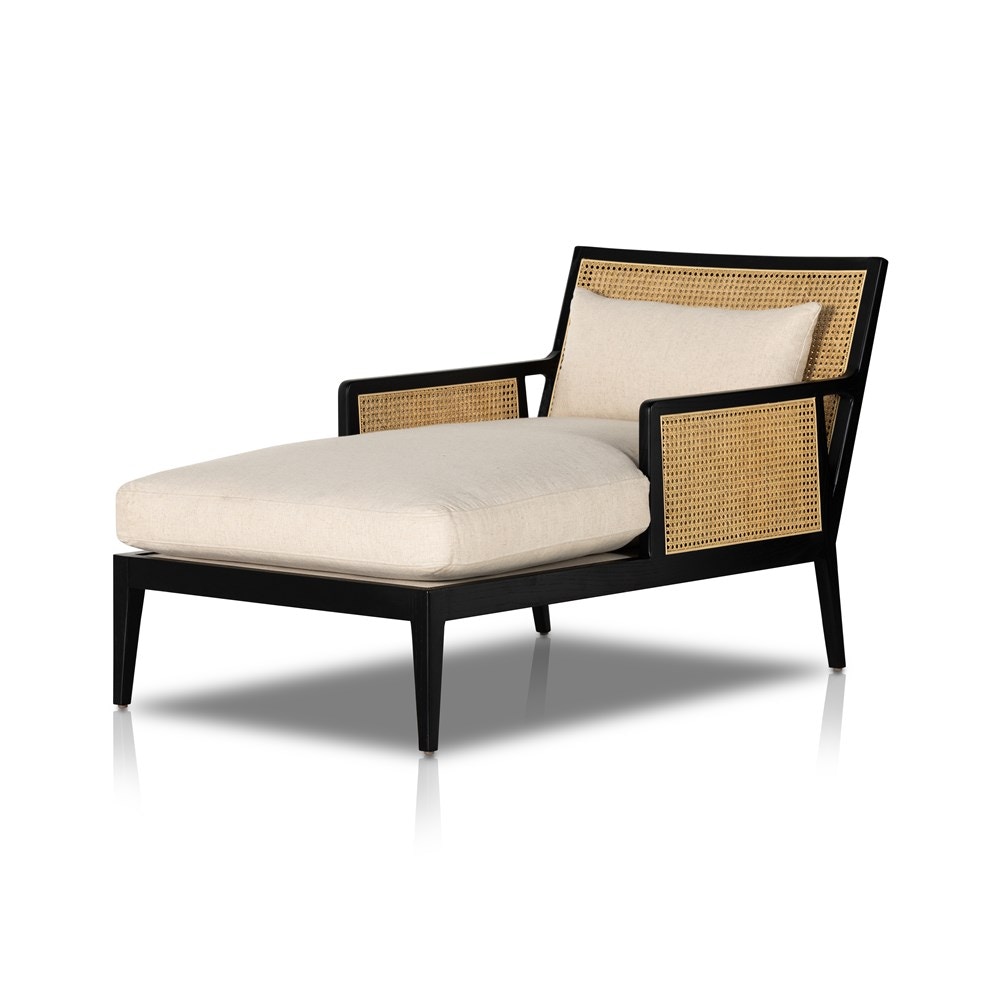 Four Hands Antonia Chaise Lounge Savile Flax 235198-001 - Portland, OR | Key Home Furnishings