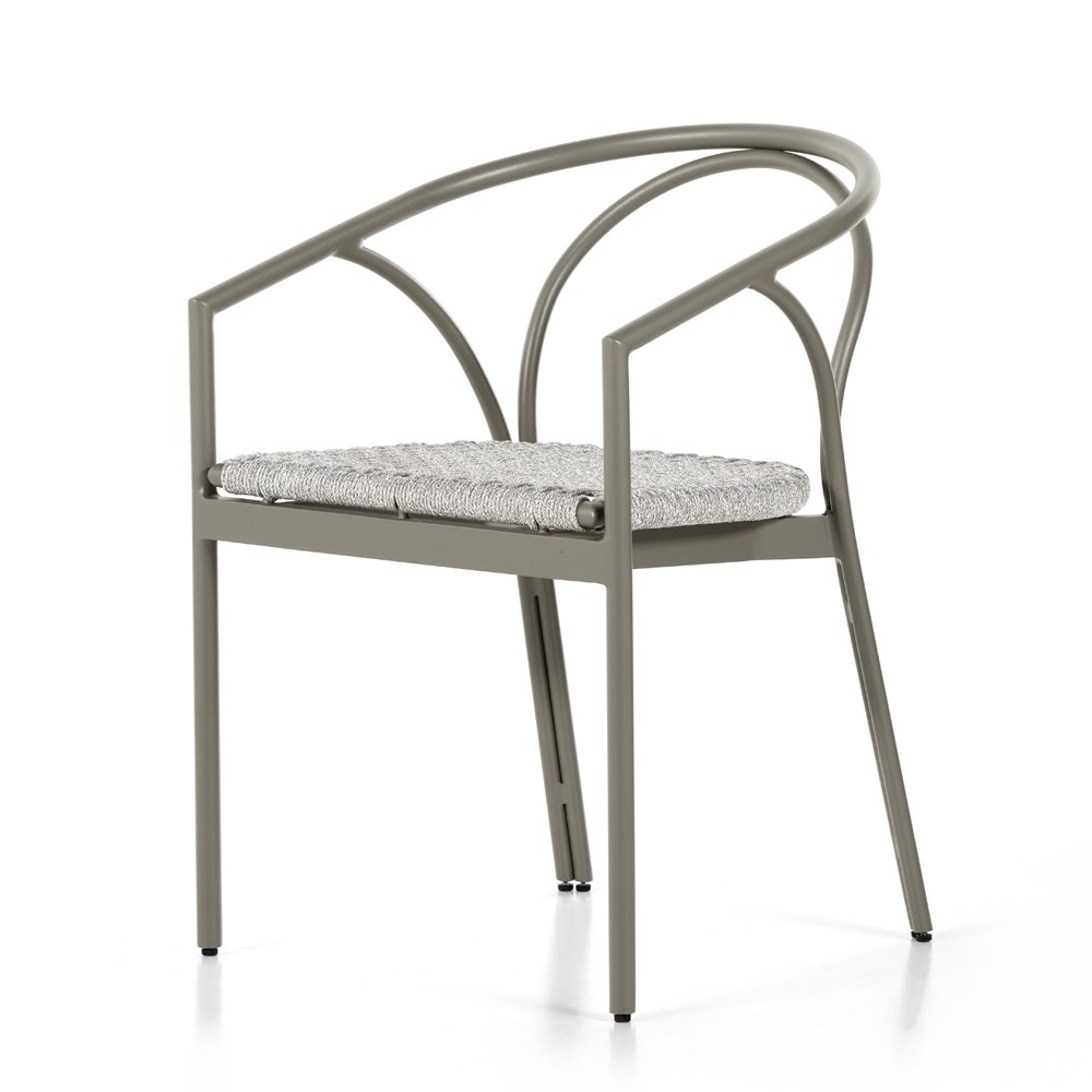 Four Hands Arla Outdoor Dining Armchair Ashen Slate 226838-001