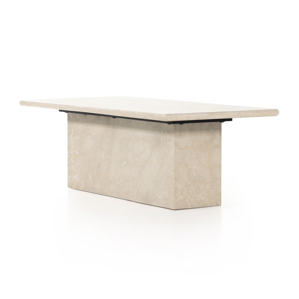 Arum Coffee Table Cream Marble