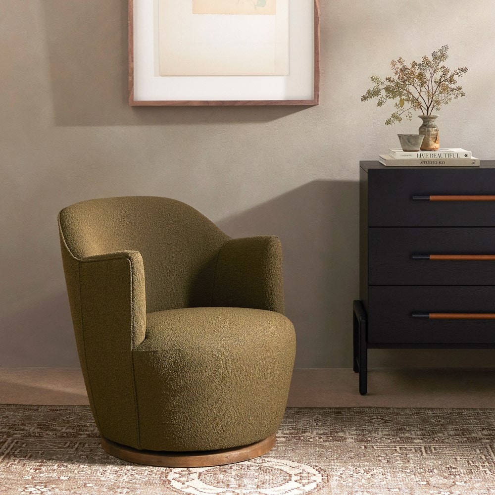 Four Hands Aurora Swivel Chair 106102036 Portland, OR Key Home