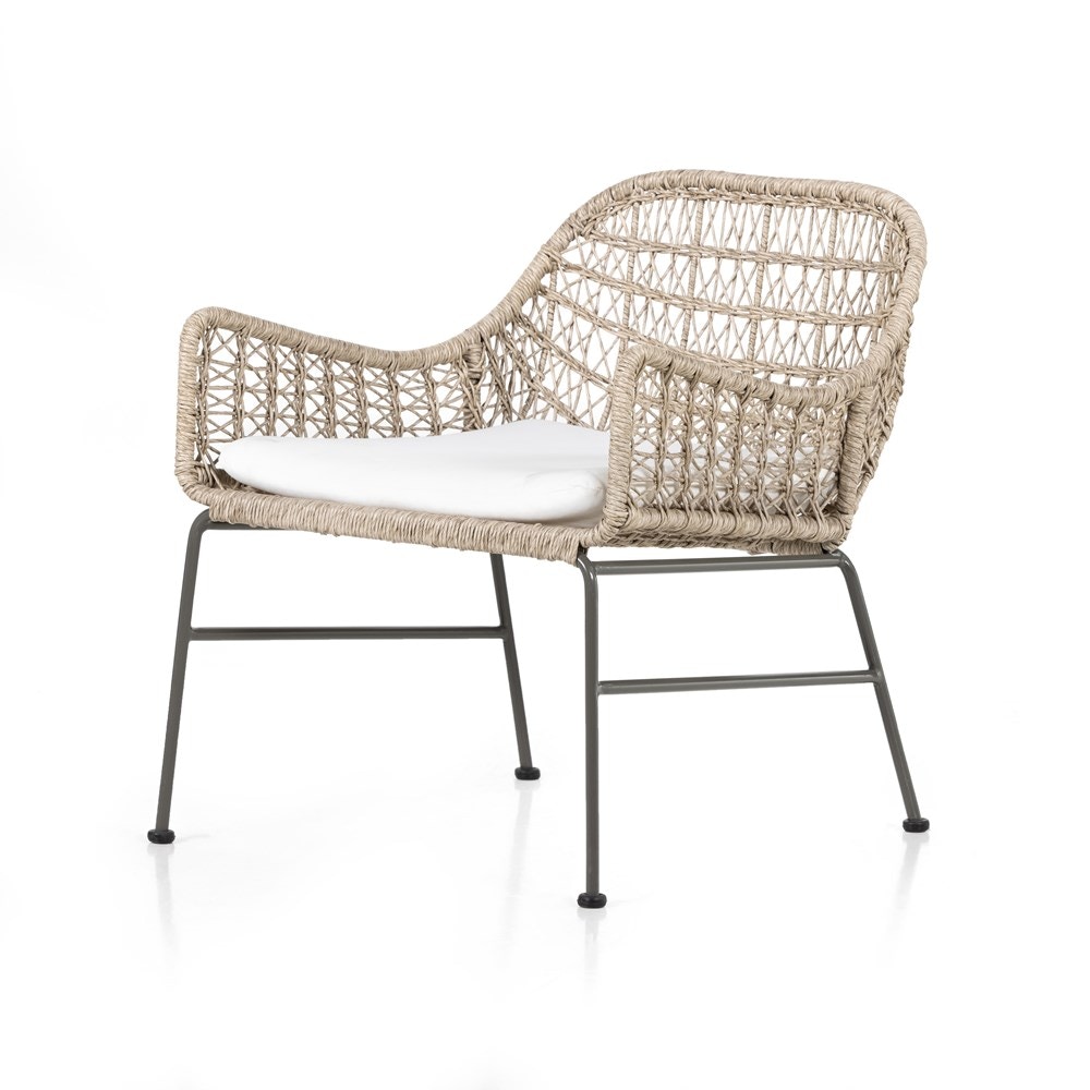 woven club chair