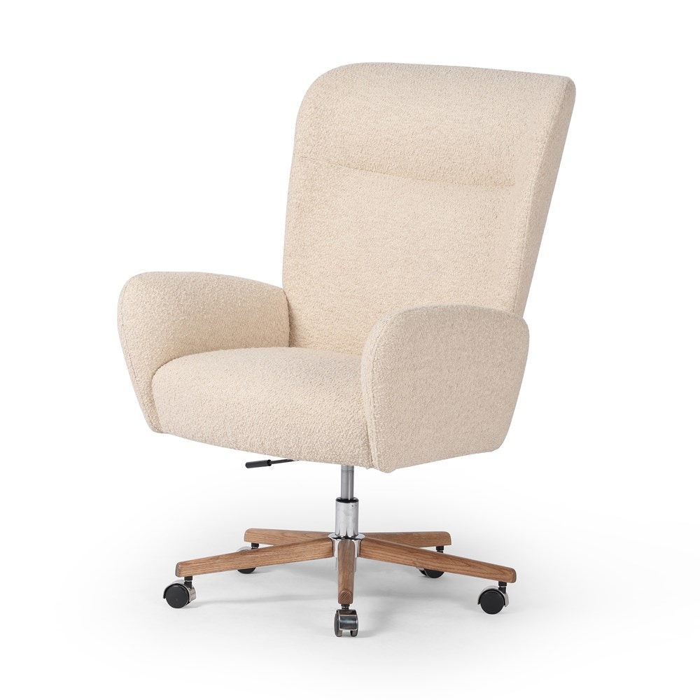 Cream colored best sale desk chair