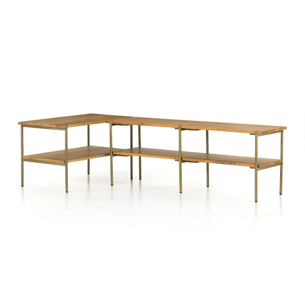 Four Hands Carlisle Low End Table Plus Low Console Table Four Hands Carlisle Low End Table Plus Low Console Table
