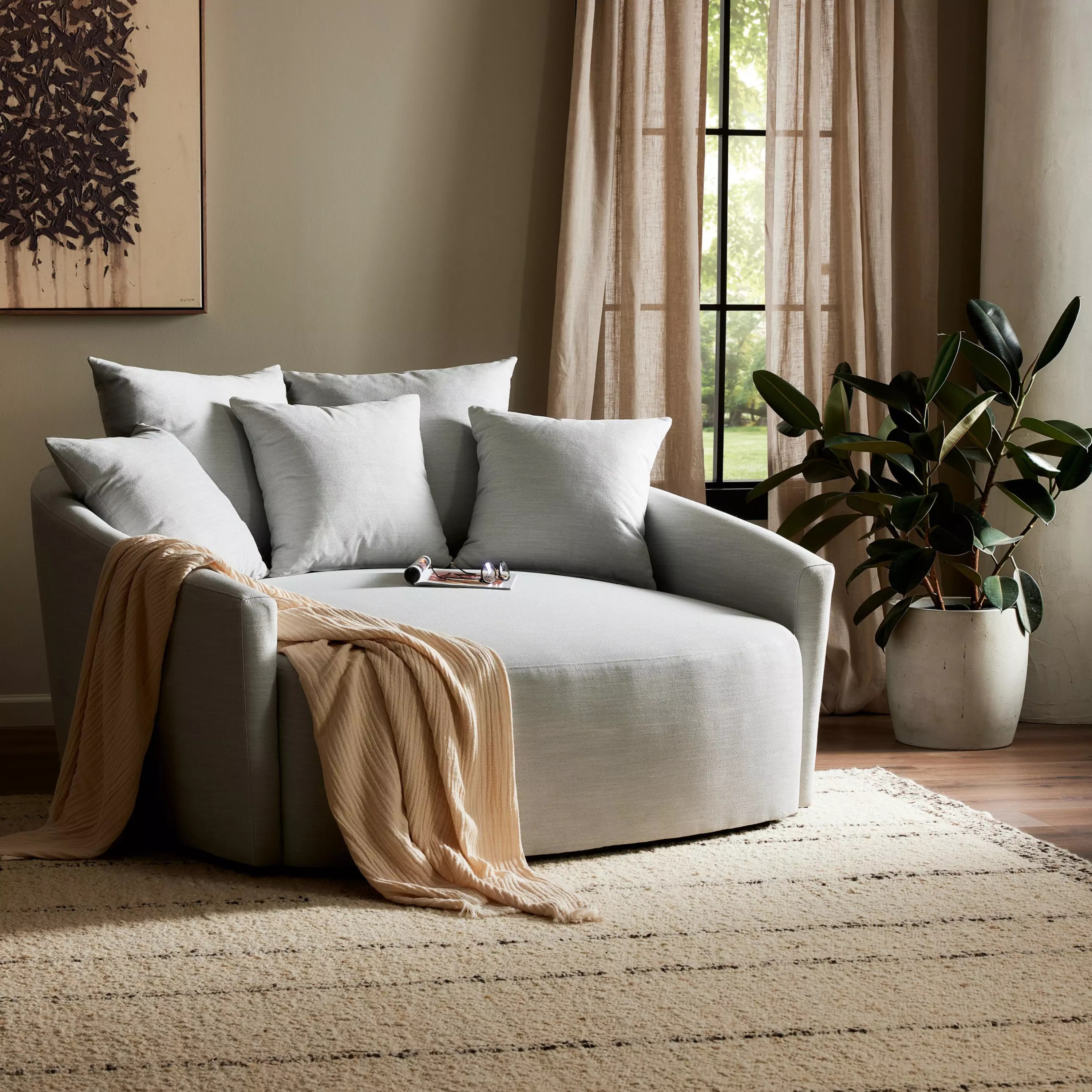 Four hands chloe media lounger discount