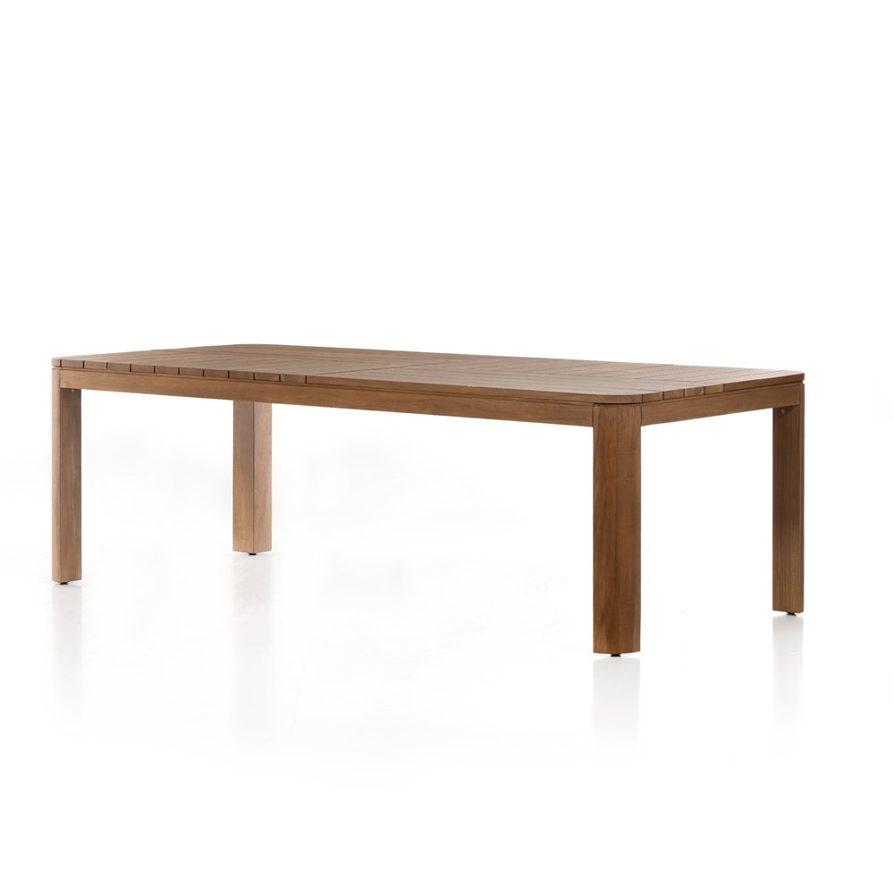 Four Hands Culver Outdoor Dining Table 94 inch Natural 226825-001 ...