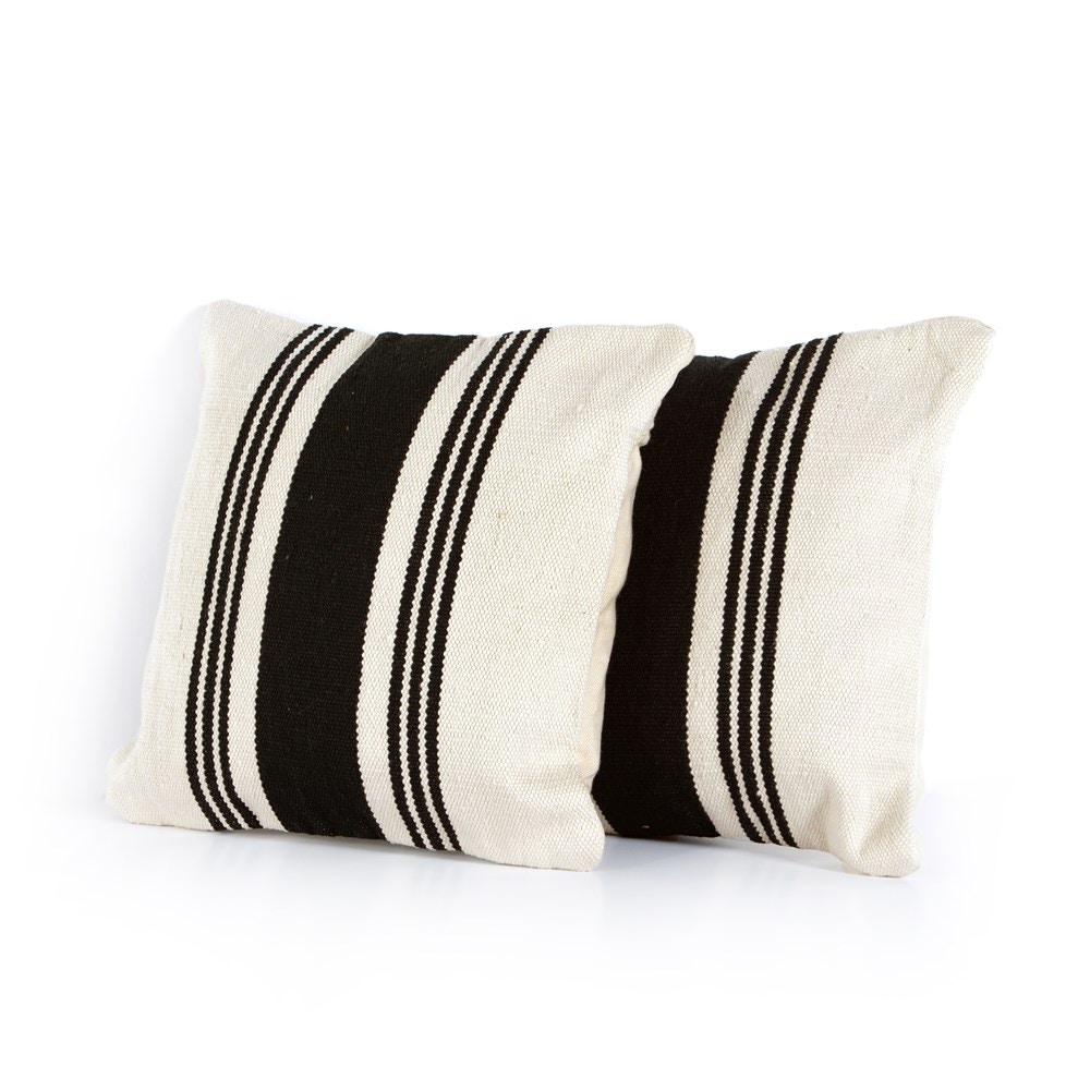 Four Hands Domingo Stripe Outdoor Pillow Set Of 2 230165 001 Portland OR Key Home Furnishings