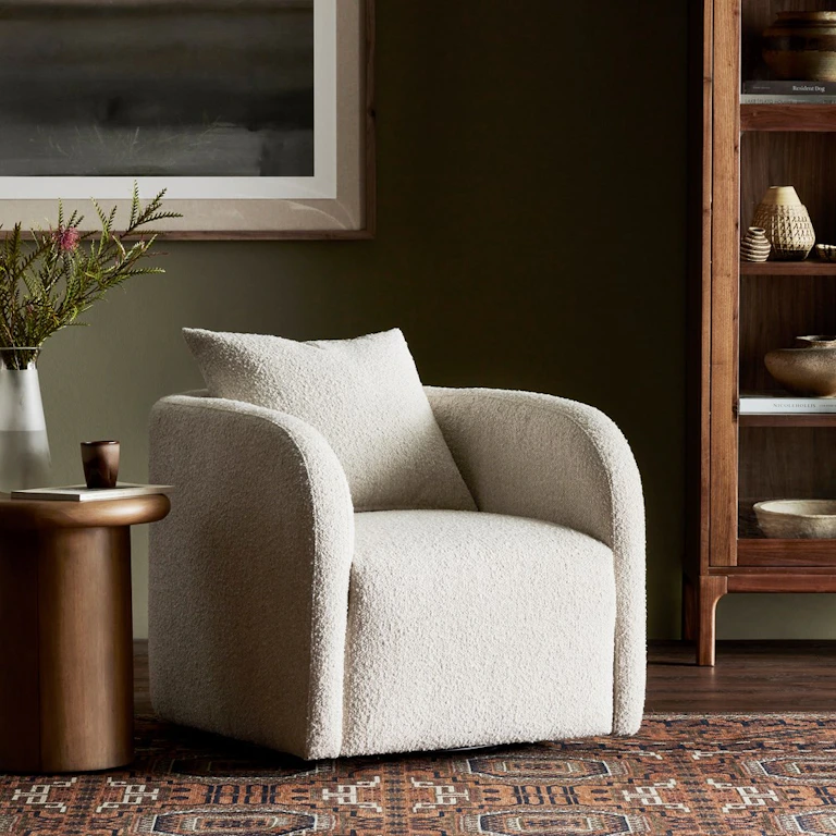 Four Hands Draven Swivel Chair Somerton Ash 231371-003 - Portland, OR ...