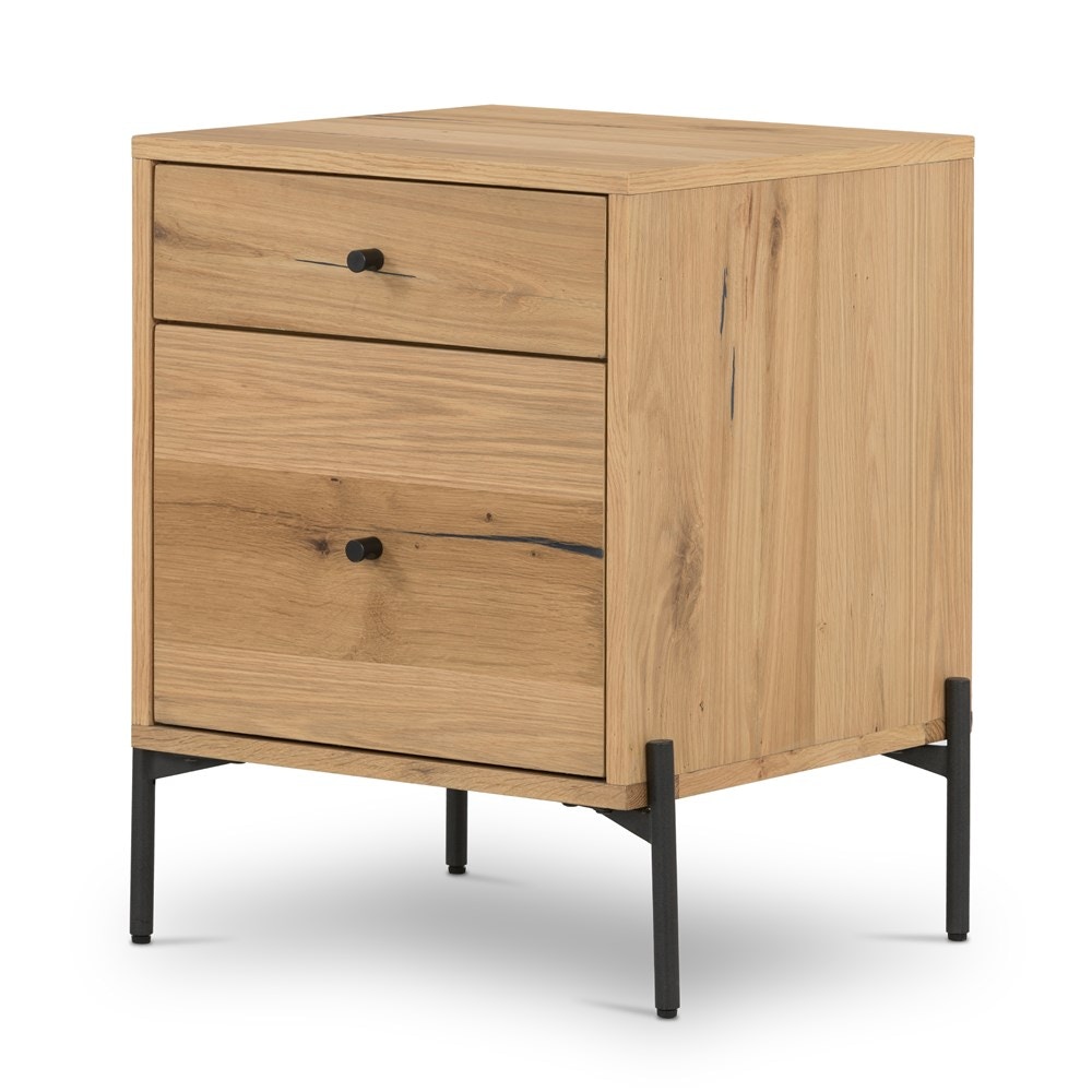 Eaton Filing Cabinet Light Oak Resin