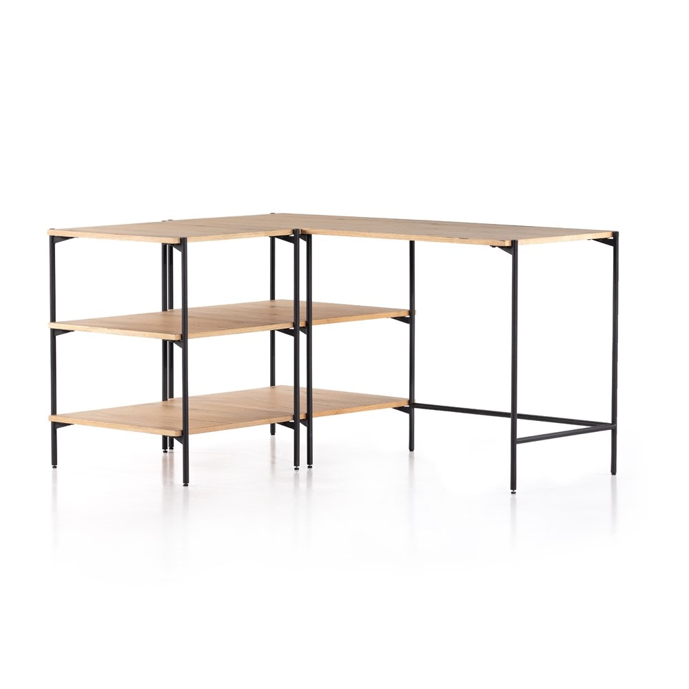 Four Hands Eaton Modular Desk W Open Shelving Unit 232662-001 ...