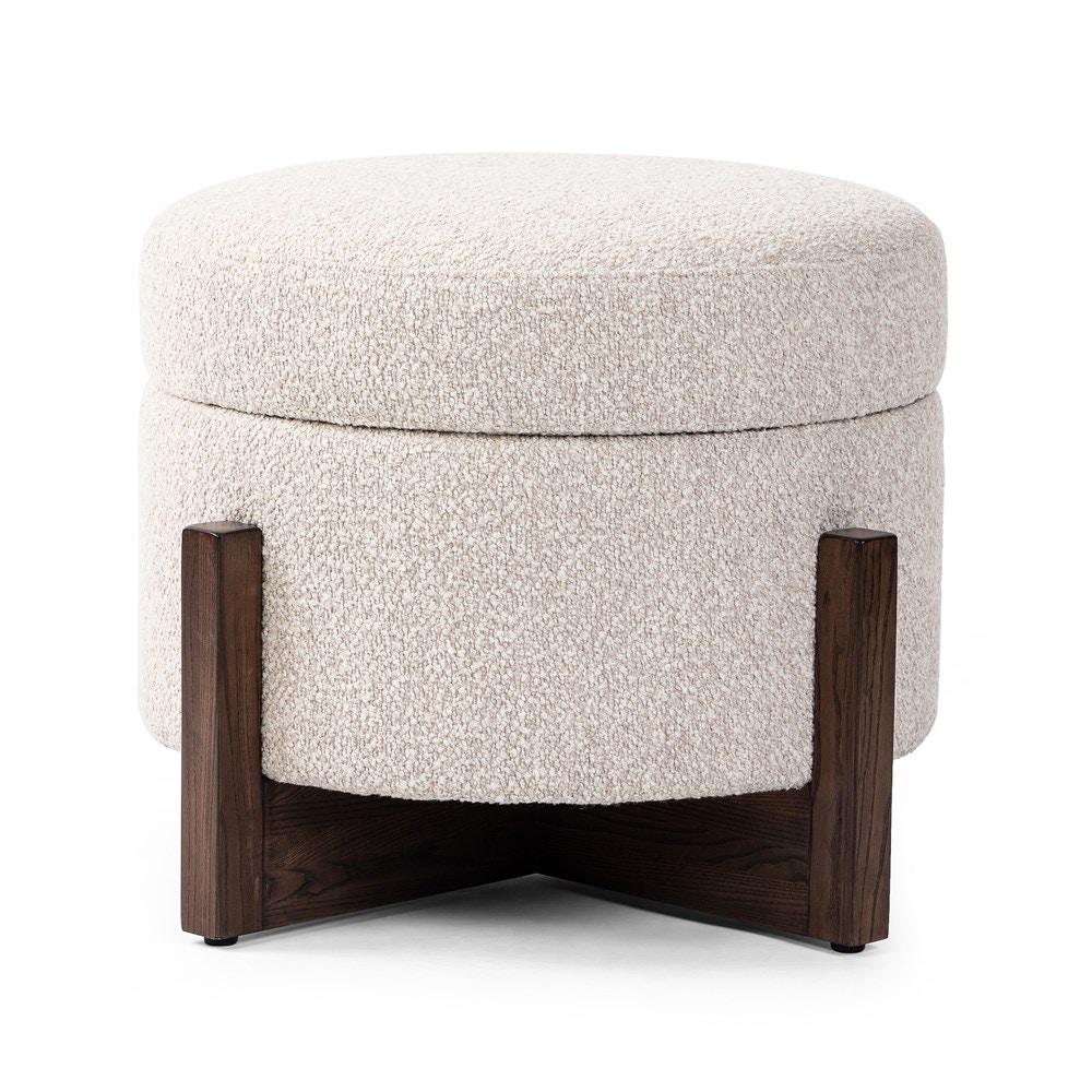 Four Hands Esben Storage Ottoman - Thumbnail 2