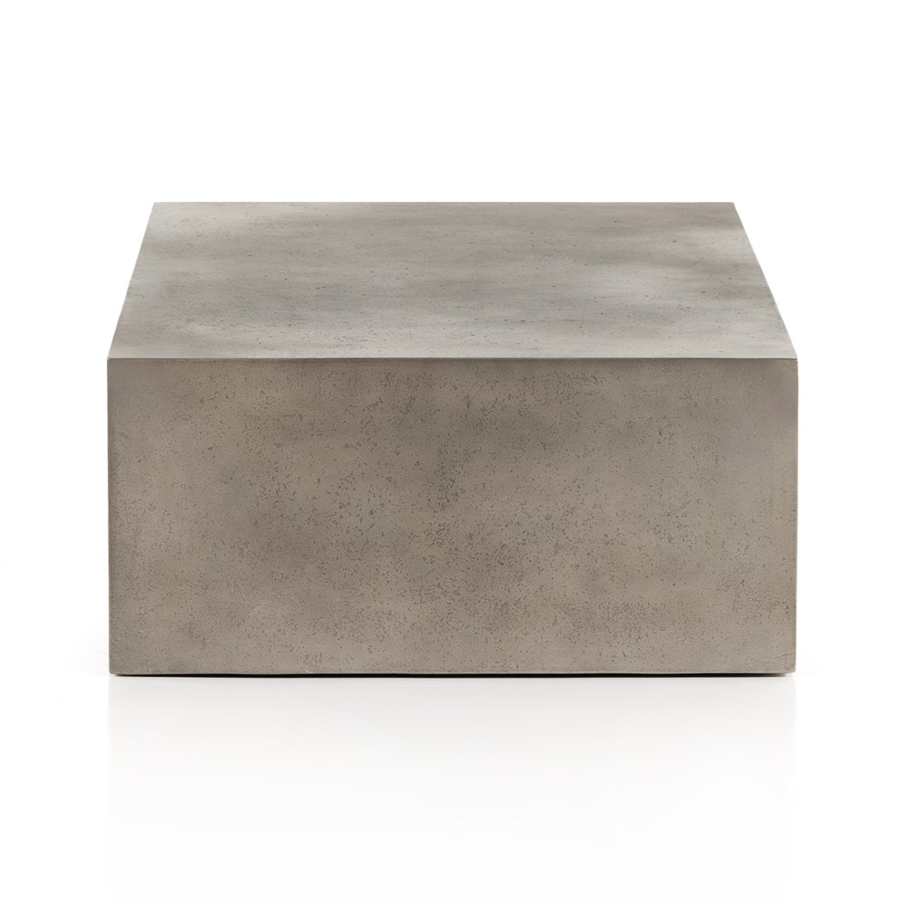 Four Hands Faro Coffee Table Dark Grey Concrete 228120001 Portland