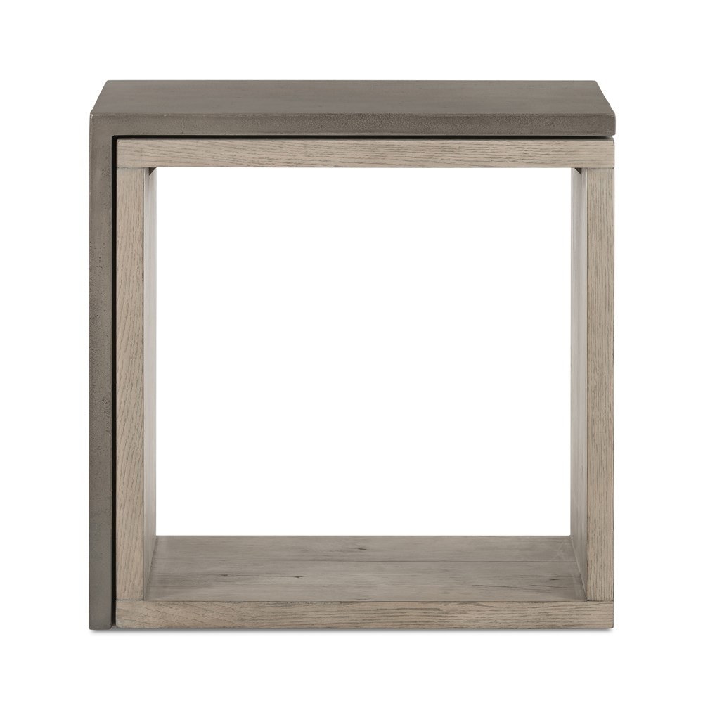 Four Hands Faro End Table Dark Grey Concrete 228127001 Portland, OR